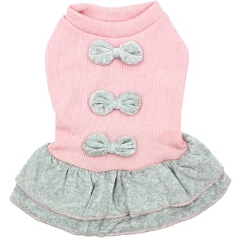 Winter Bows Dress Pink