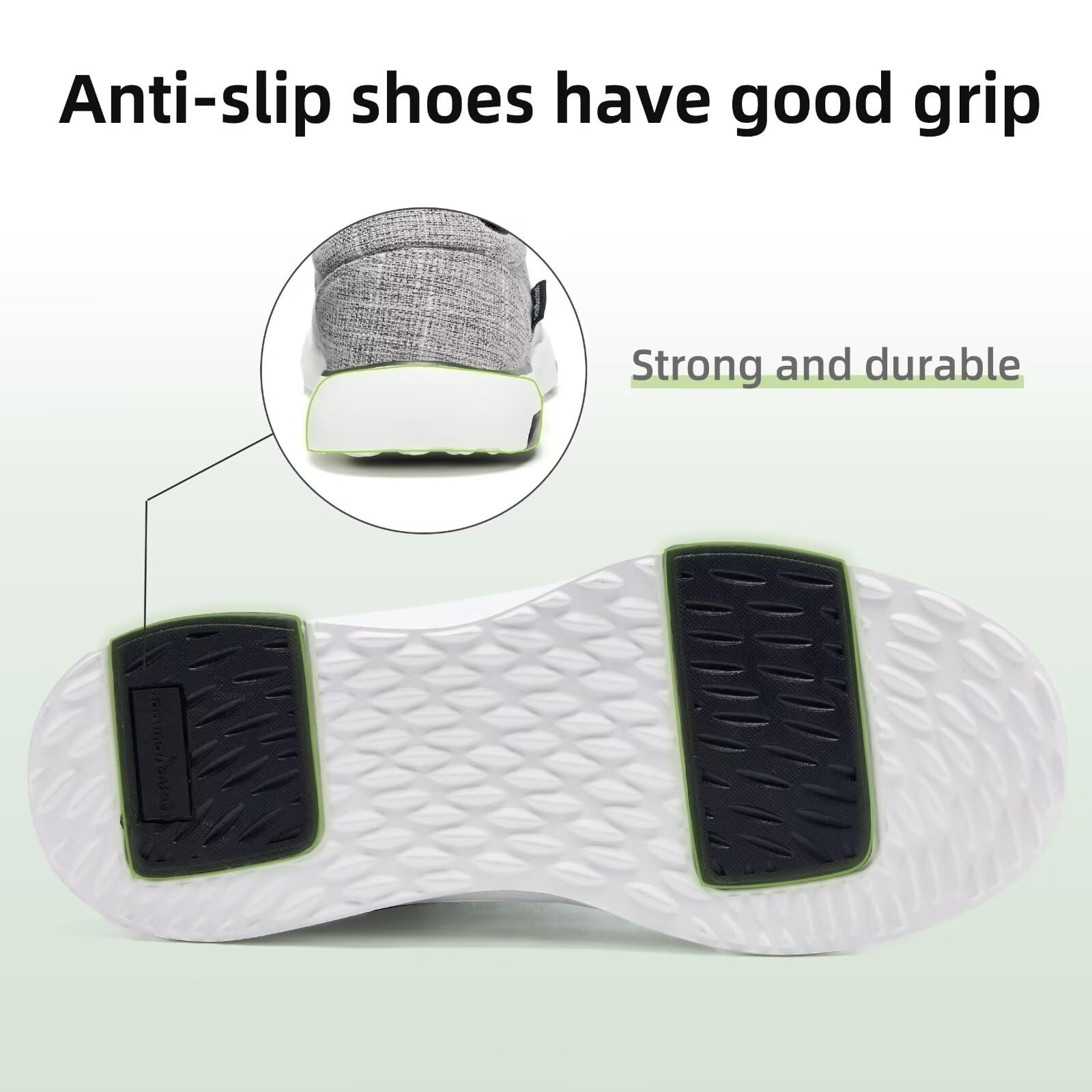 OrthoComfoot Men's Orthopedic Slip-On Shoes with Arch Support - Plantar Fasciitis Relief Loafers for Foot & Heel Pain - Comfortable Canvas Leisure Walking Shoes for Work, Travel & Daily Wear