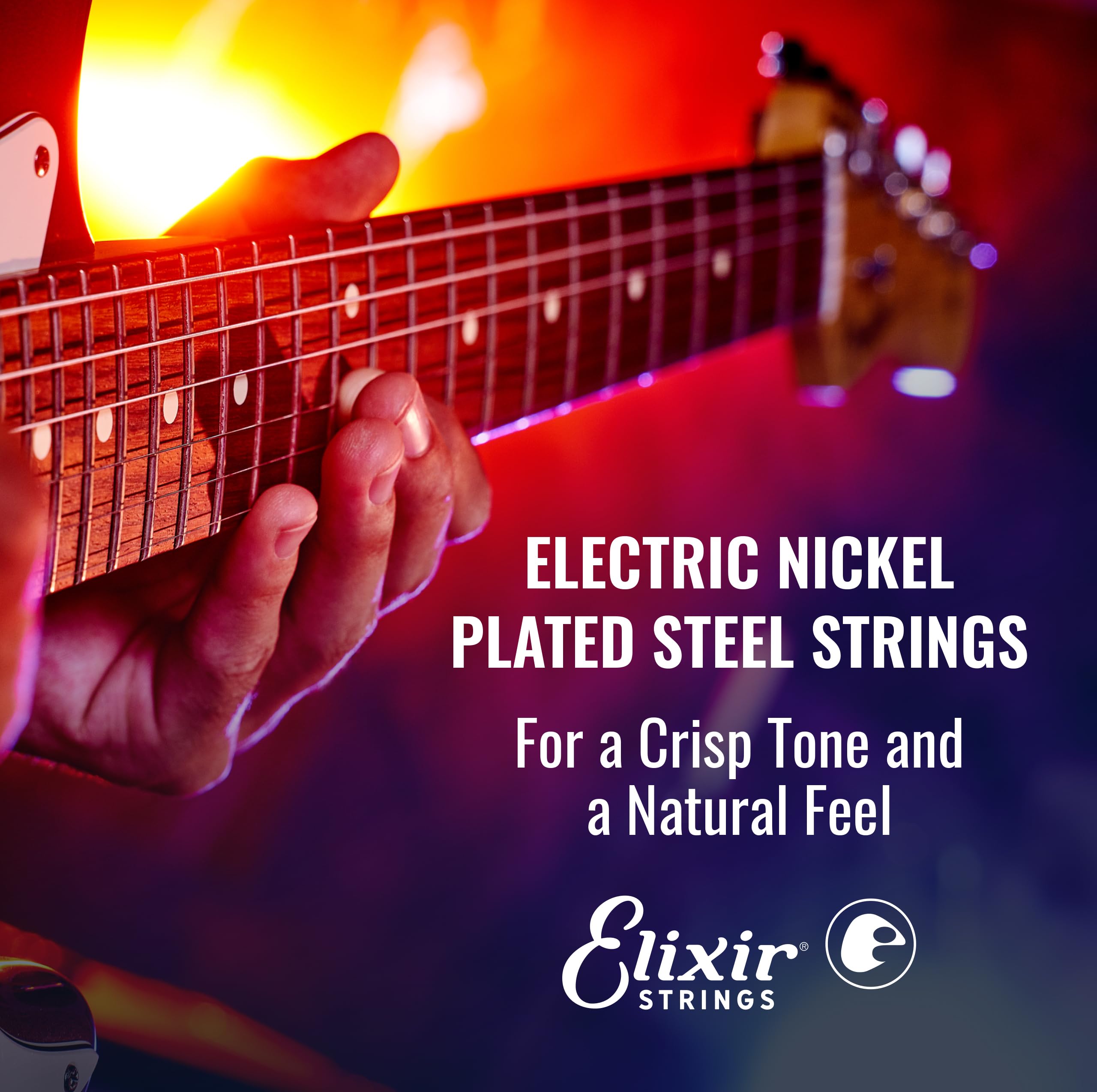 Elixir Electric Guitar Strings 7-String Set - Nickel Plated Steel with OPTIWEB Coating for Long-Lasting Crisp Tone & Comfortable Feel (10-56 Light Gauge) - Perfect for Rock, Metal & Studio Recording