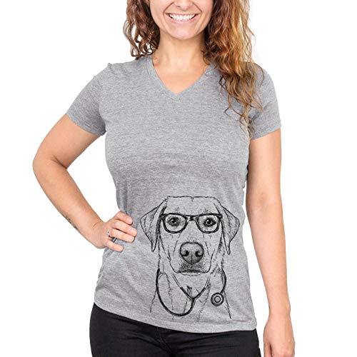 Women's Grey V-neck