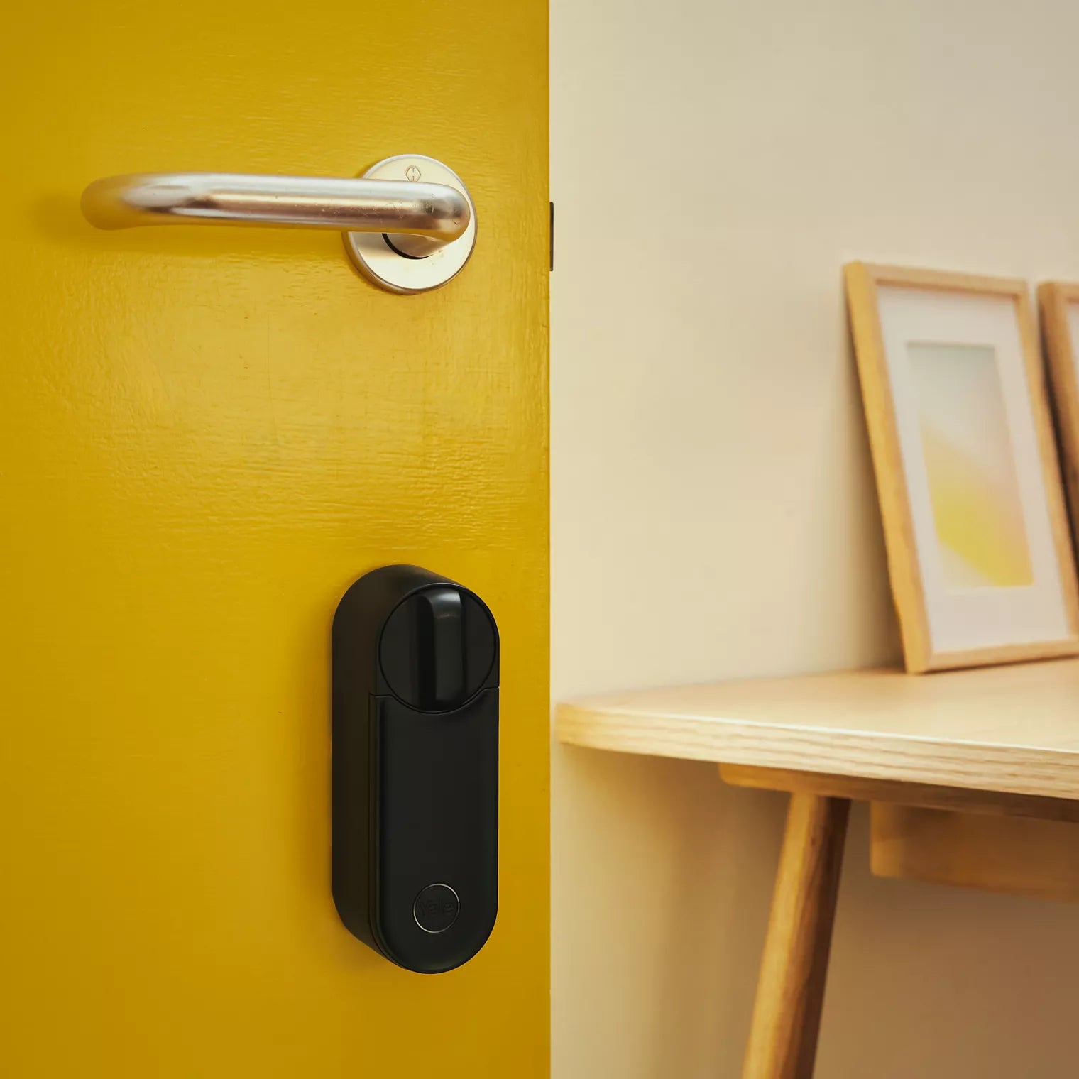 Linus Smart Lock L2 - Ultra Slim Black Door Lock with Keyless Entry, WiFi & Bluetooth Connectivity - Perfect for Home Security, Apartments & Smart Home Integration