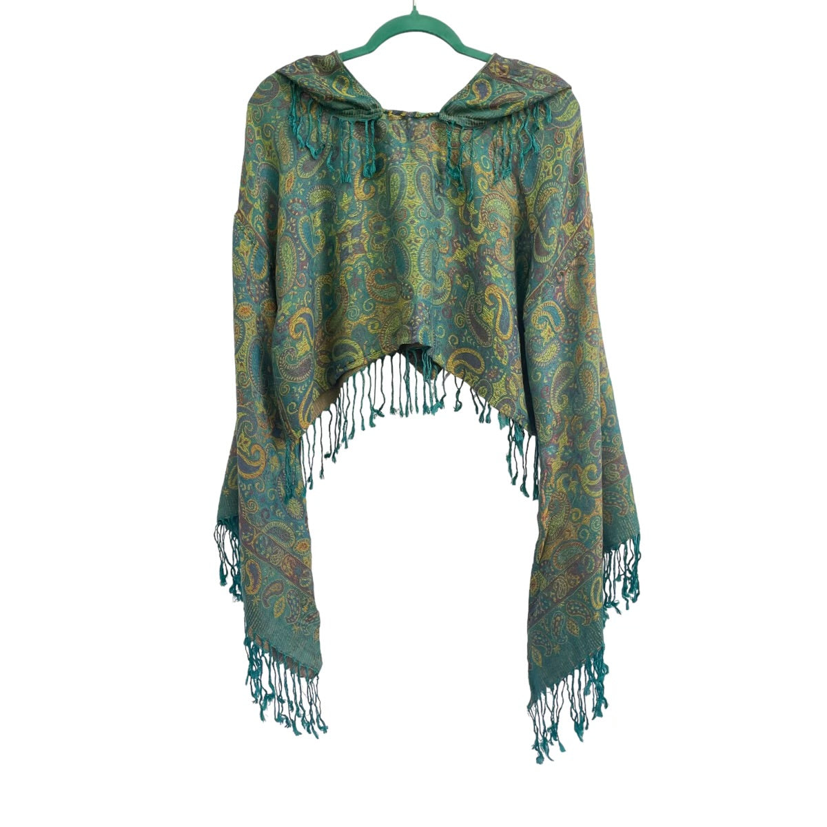 Butterfly Bell Pashmina Shawl - Elegant Paisley Forest Print Scarf for Women | Perfect for Boho Fashion, Parties, and Winter Layering