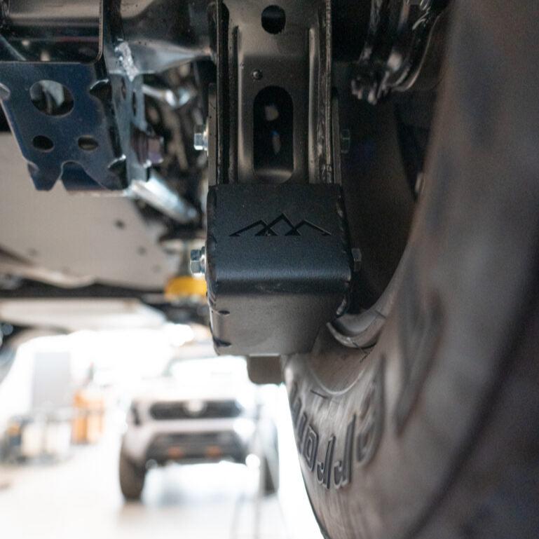 24 LC250 Rear Shock Mount Skids - Heavy Duty Off-Road Protection for Toyota Land Cruiser 250 - Perfect for Rock Crawling & Overlanding Adventures