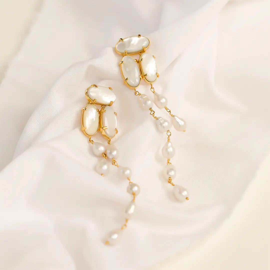 Muir Statement Earrings for Women - Elegant Dangle Drop Earrings for Party, Wedding & Everyday Wear | Fashion Jewelry Gift for Her