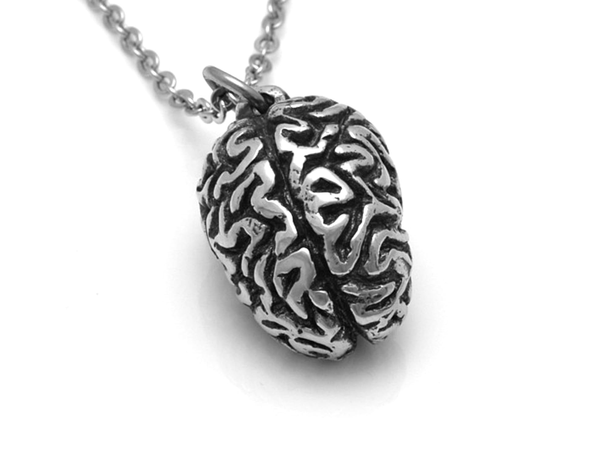 Human Brain Pendant Necklace - Psychology & Neurology Inspired Jewelry | Perfect Gift for Psychologists, Neuroscientists & Medical Students