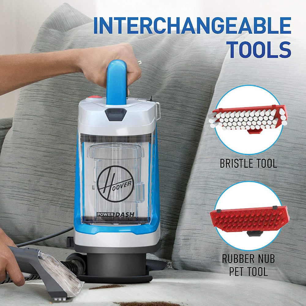 HOOVER PowerDash GO Pet Portable Carpet Cleaner - Lightweight Upholstery Cleaner for Pets, Stains & Spots - Perfect for Home, Car & Furniture Cleaning (Model FH13001)