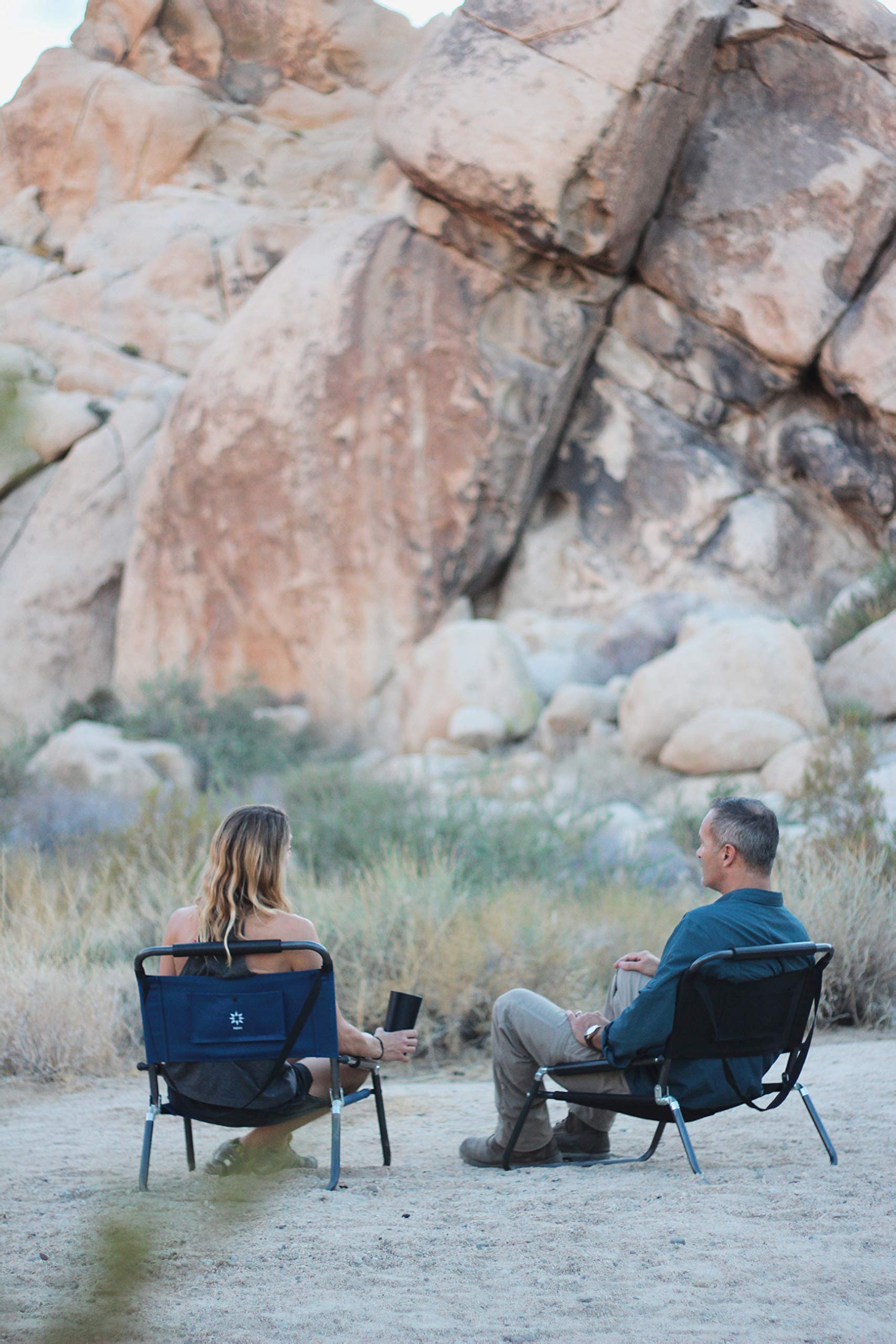 2 Pack Neso XL Beach Chairs - Extra Large Portable Folding Chairs with Shoulder Strap & Slip Pocket, Water Resistant Lightweight for Beach, Camping, Picnics, Backyard, Pool Party (Black)