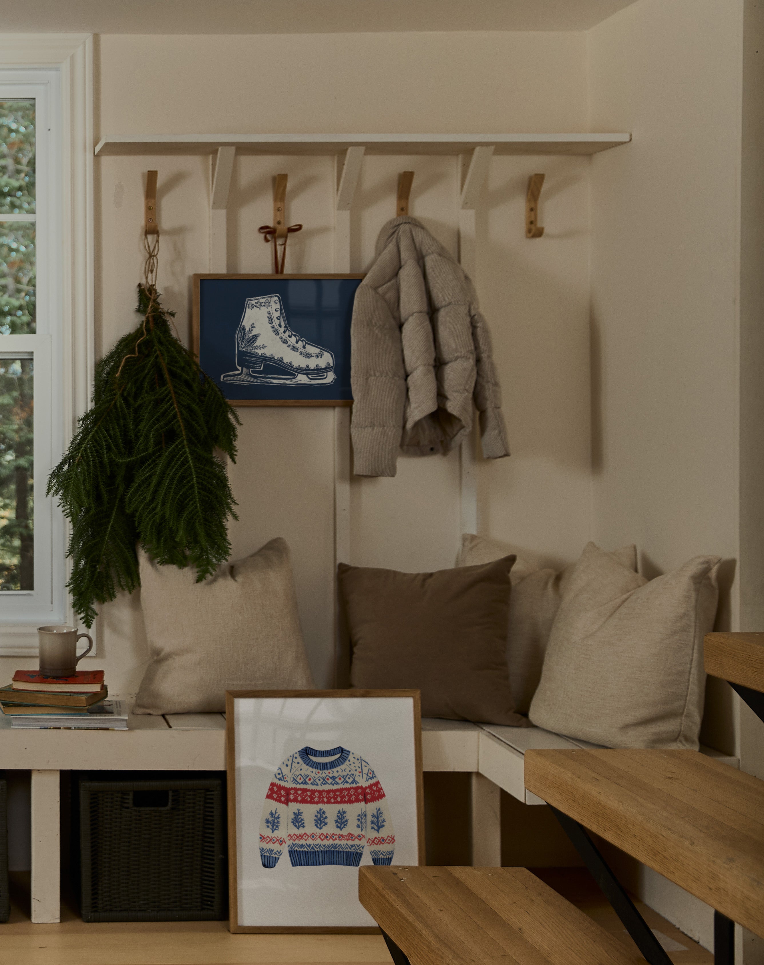Chalet Chic Wall Art Poster - Rustic Cabin Decor for Living Room, Bedroom & Office - Perfect for Home, Cabin & Mountain Retreat Decor