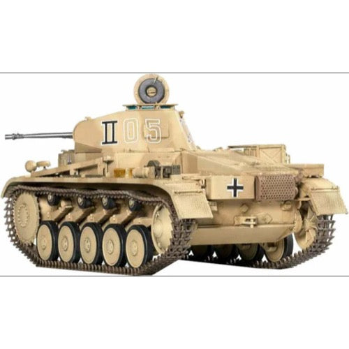 1/35 Scale Panzer II Ausf. F North Africa Campaign Model Kit - Academy 13535 | WWII German Tank Model for Collectors & Hobbyists | Perfect for Military History Displays & Diorama Building