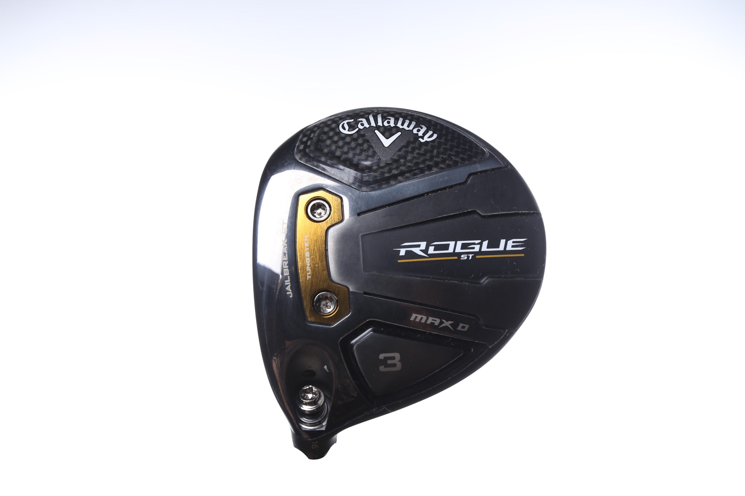 Used Callaway Rogue ST Max Draw Fairway Wood 16° Left-Handed Golf Club Head Only - Perfect for High Handicappers & Senior Golfers Seeking Maximum Forgiveness on the Fairway
