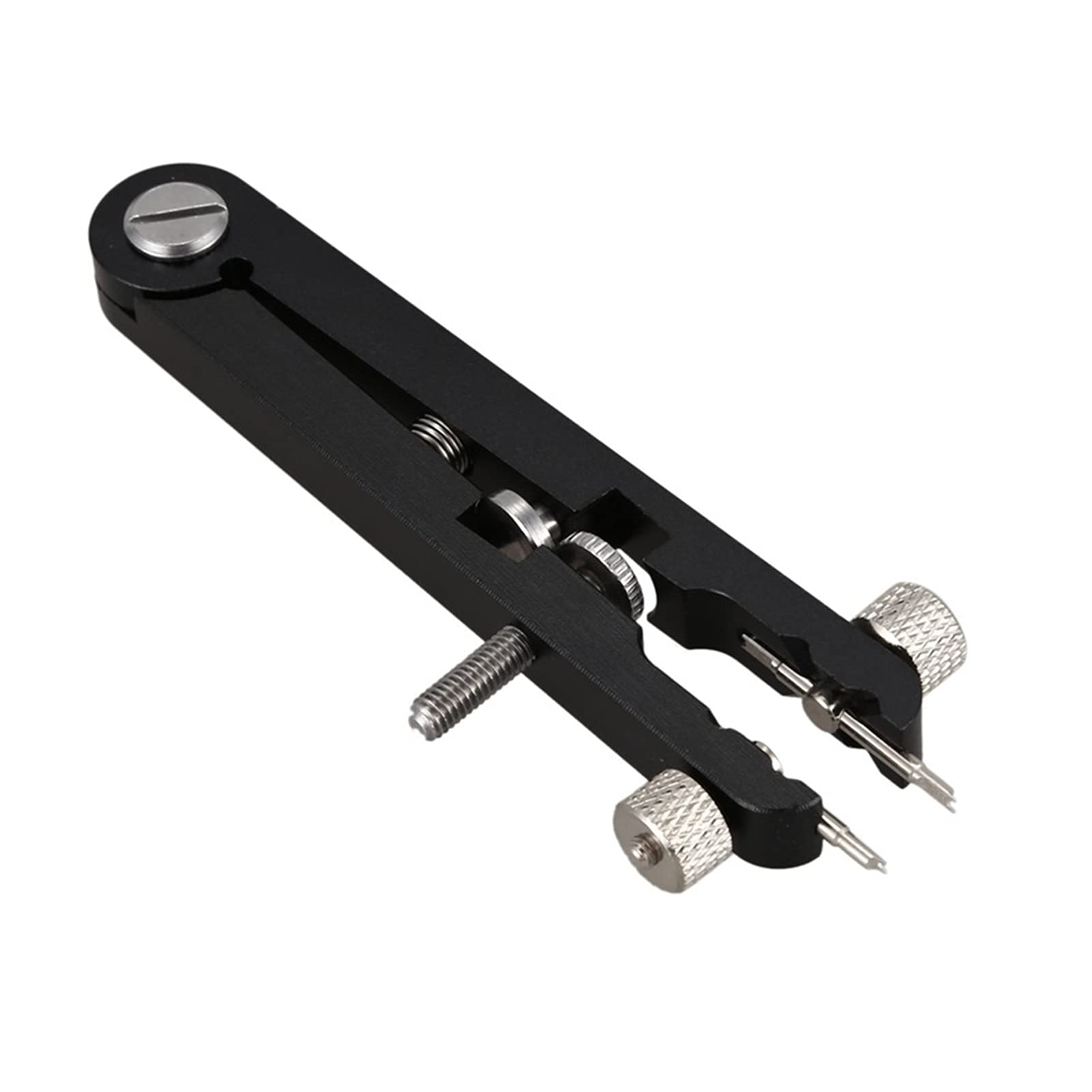 Professional YANGQI Watch Strap Remover Tool - V-Shaped Spring Bar Plier for Watchmakers | Durable Black Watch Band Adjuster | Perfect for Watch Repair, Maintenance & DIY Jewelry Projects
