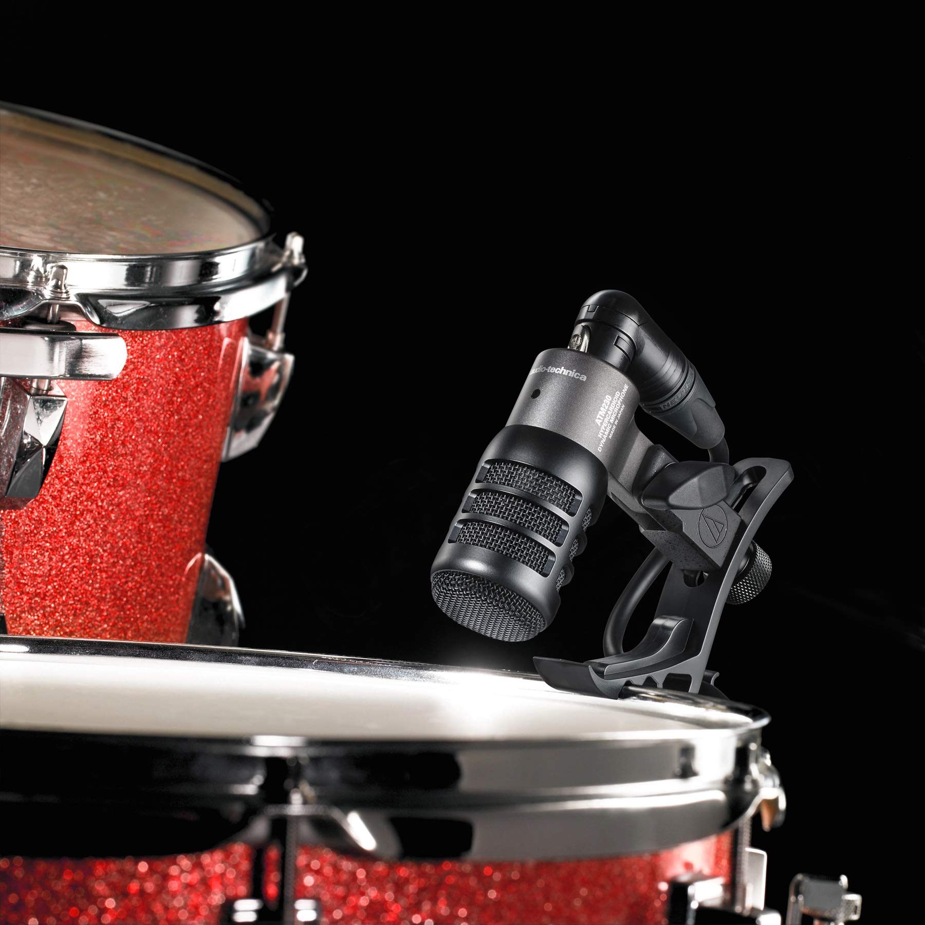 Audio Technica ATM230PK Professional Instrument Microphone for Drums - Ideal for Church Sound Systems, Live Performances & Studio Recording