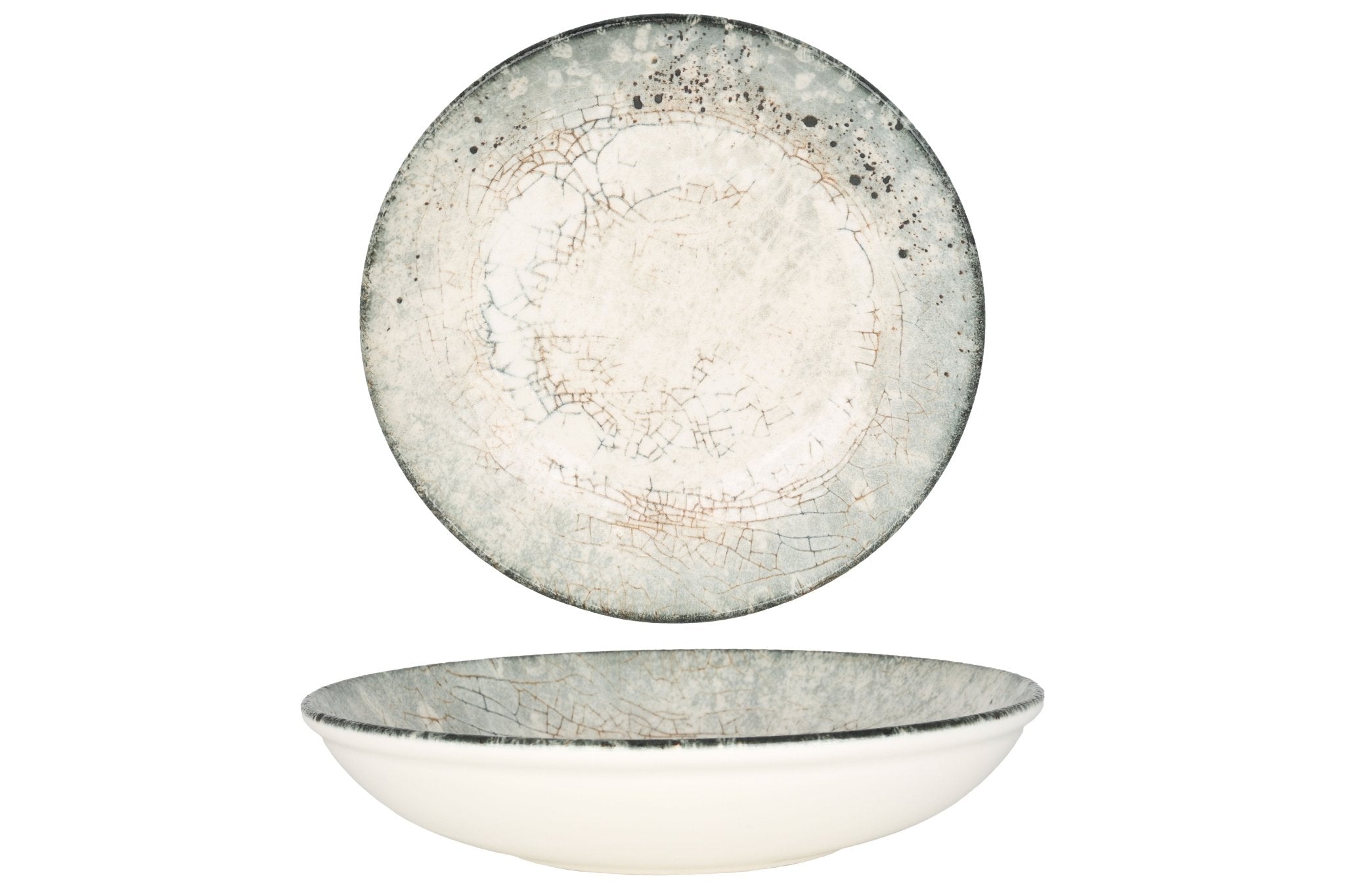24-Piece Sedir Dinnerware Set - Porcelain Tableware for 6, Elegant Dinner Plates, Salad Plates, Bowls & Mugs - Perfect for Family Dinners, Parties & Restaurant Use