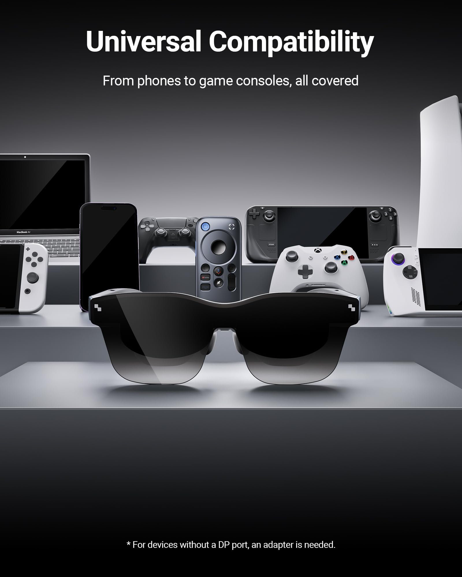 RayNeo Air 2s XR Glasses - 2024 Latest AR Smart Glasses with 201