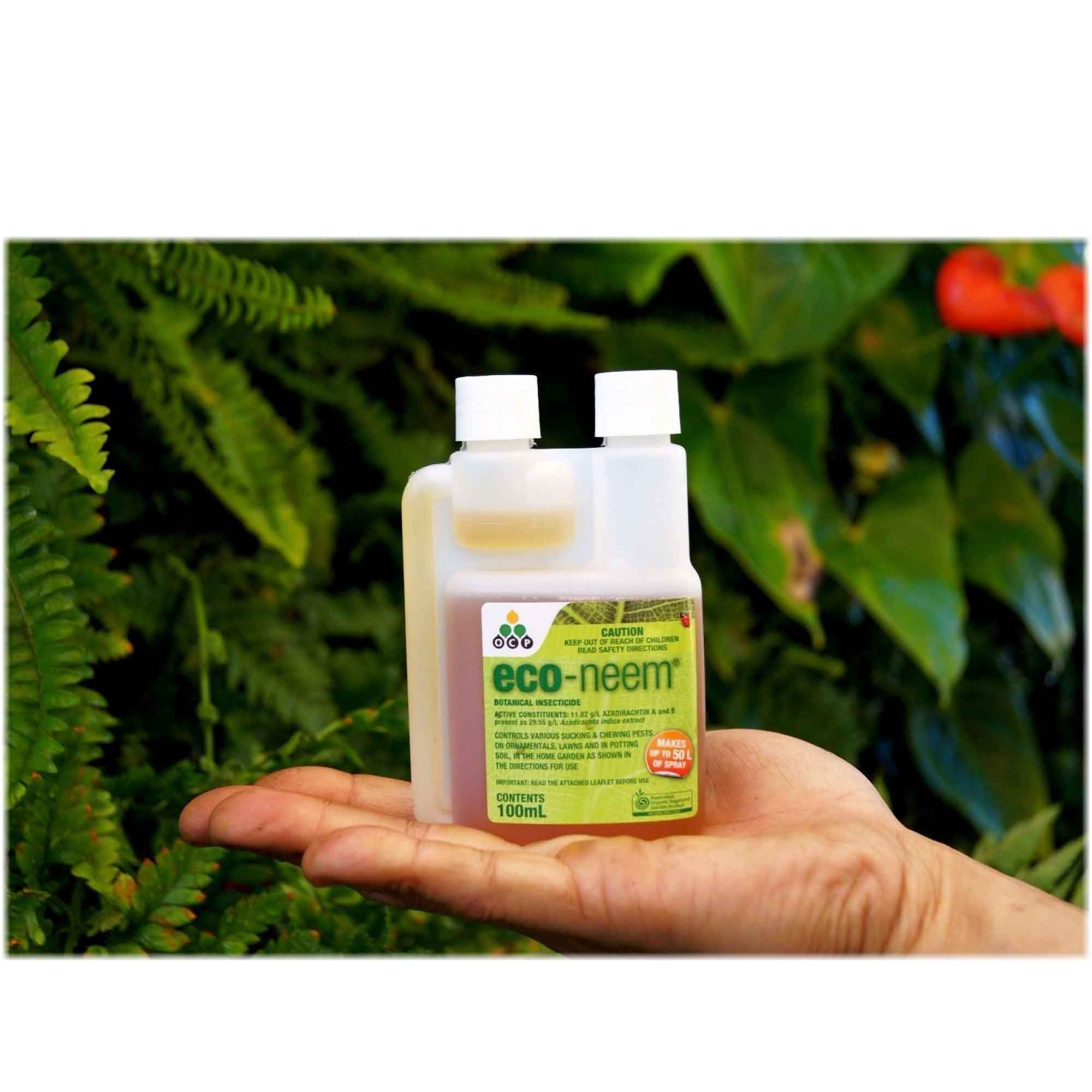100ml Eco-Friendly Neem Oil Organic Insecticide for Plants - Natural Pest Control for Lawn Grubs, Aphids & Sucking Insects | Indoor & Outdoor Garden Use