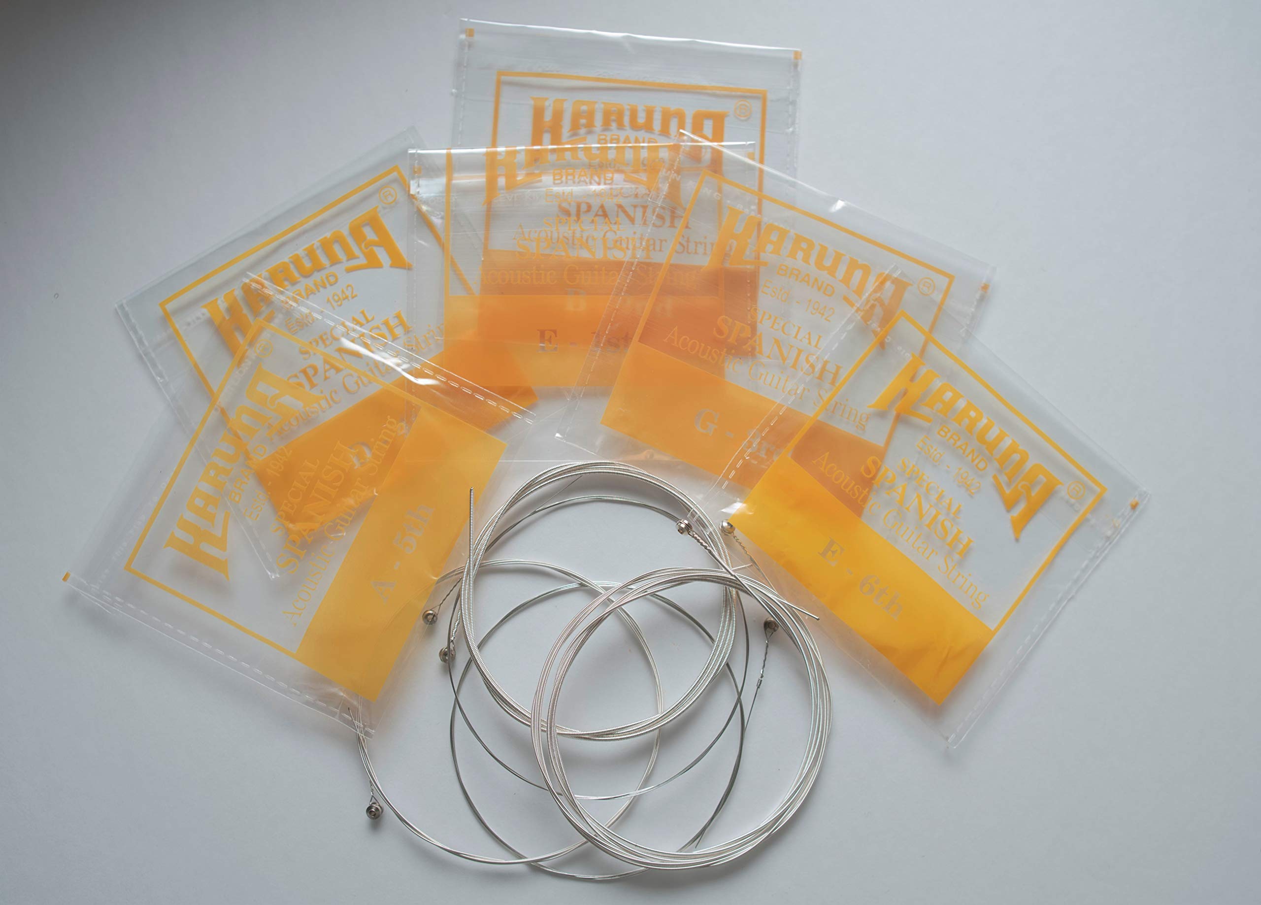 Karuna Silver Plated Silk & Steel Acoustic Guitar Strings (.011-.052 Gauge) - Premium Custom Choice for Warm, Rich Tone | Perfect for Folk, Blues & Fingerstyle Playing