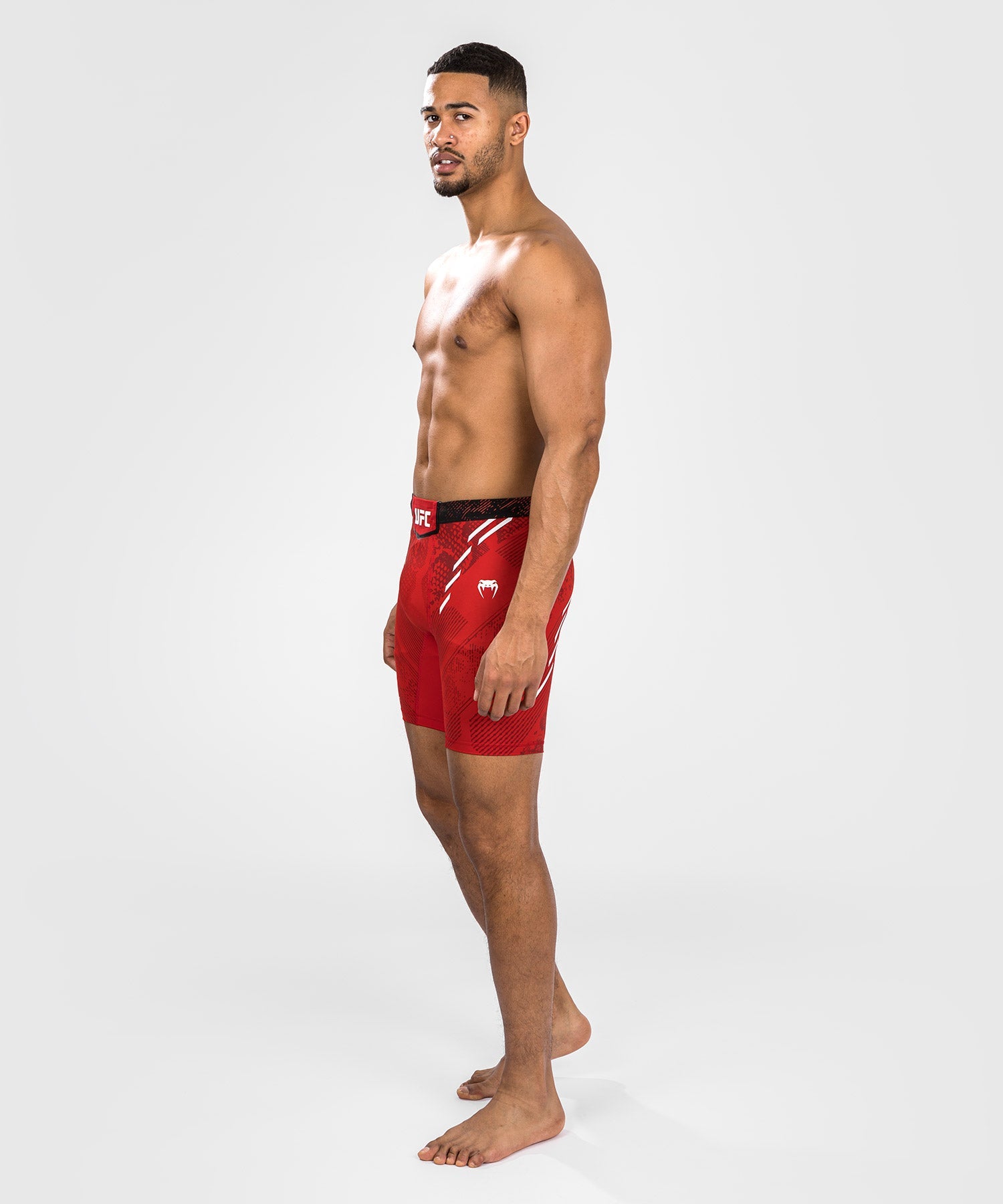 Venum UFC Adrenaline Personalized Authentic Fight Night Men's Vale Tudo MMA Shorts - Red | Training & Competition | MMA, BJJ, Muay Thai, Boxing