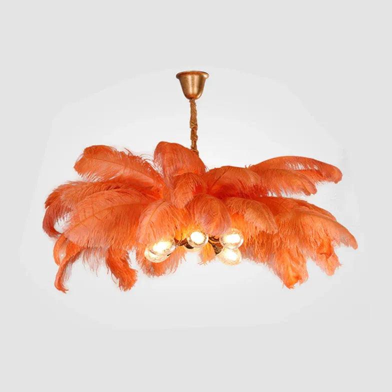 Feather Luxury LED Modern Pendant Light - Elegant Ceiling Lighting Fixture for Living Room, Bedroom & Dining Room Decor
