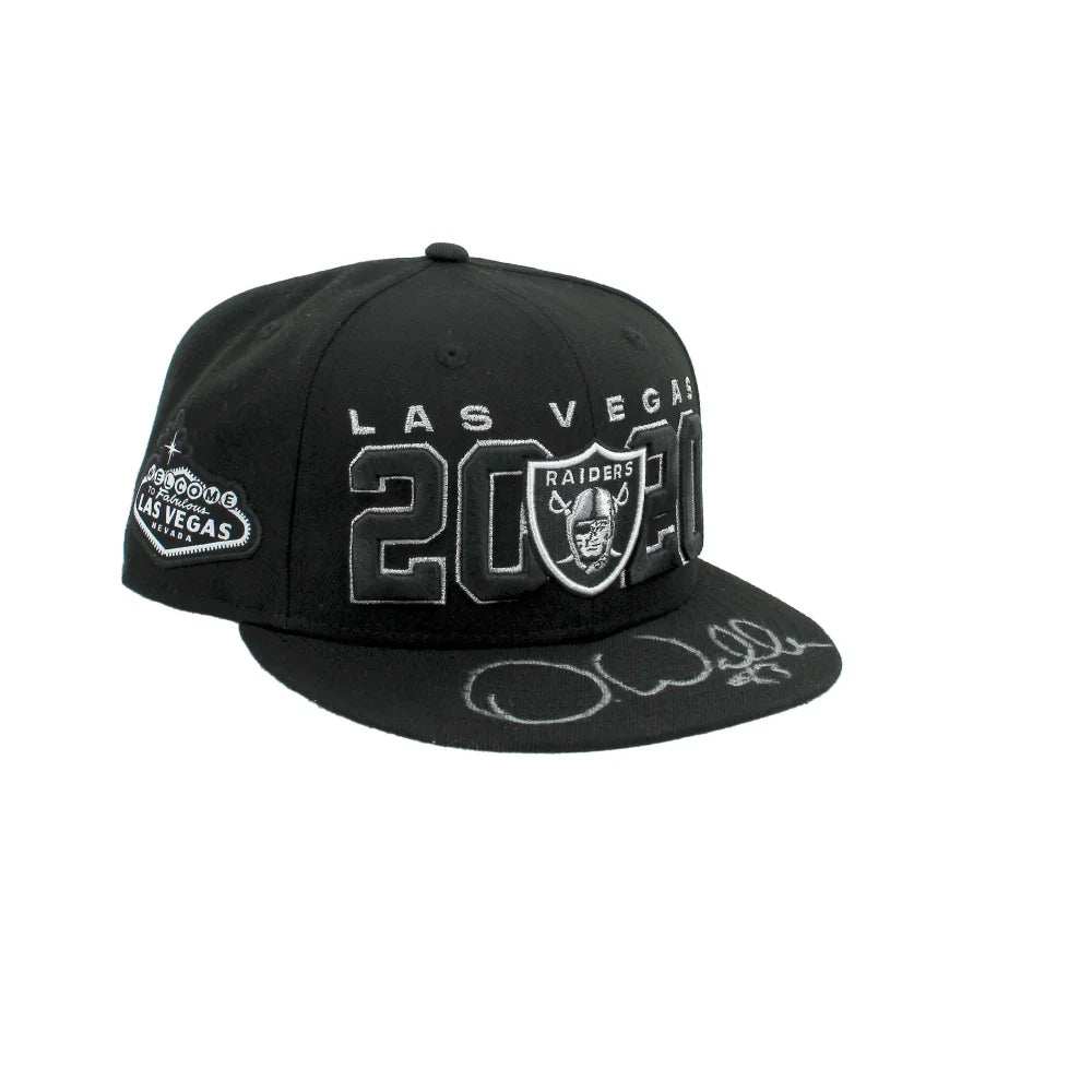 Darren Waller Autographed 2020 Las Vegas Raiders First Ever LV Hat with JSA COA - Perfect for NFL Collectors and Raiders Fans Display