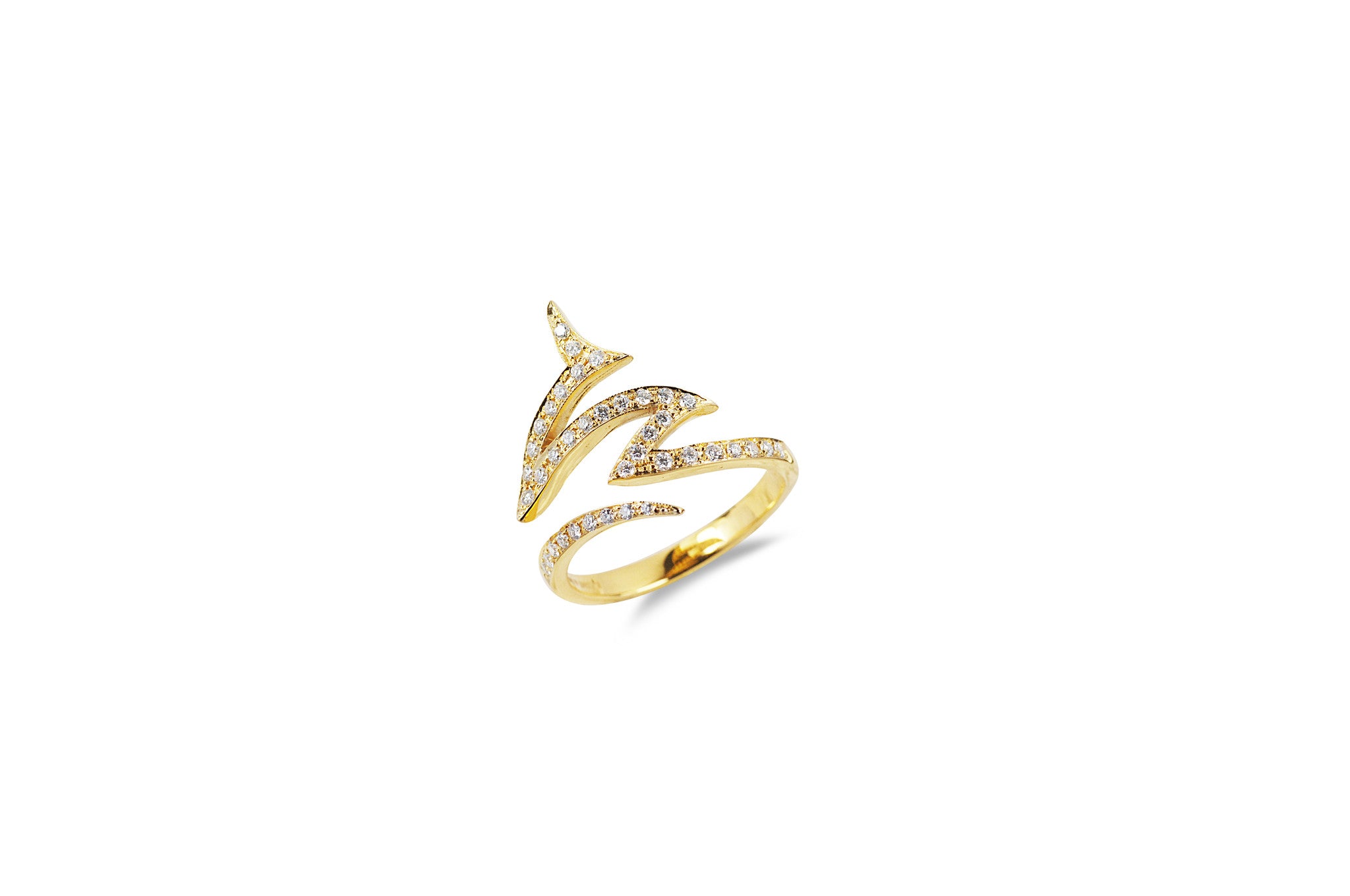 Exquisite Le Phoenix Claw Diamond Ring - 14K Gold Vintage Cocktail Ring for Women - Perfect for Weddings, Anniversaries & Special Occasions