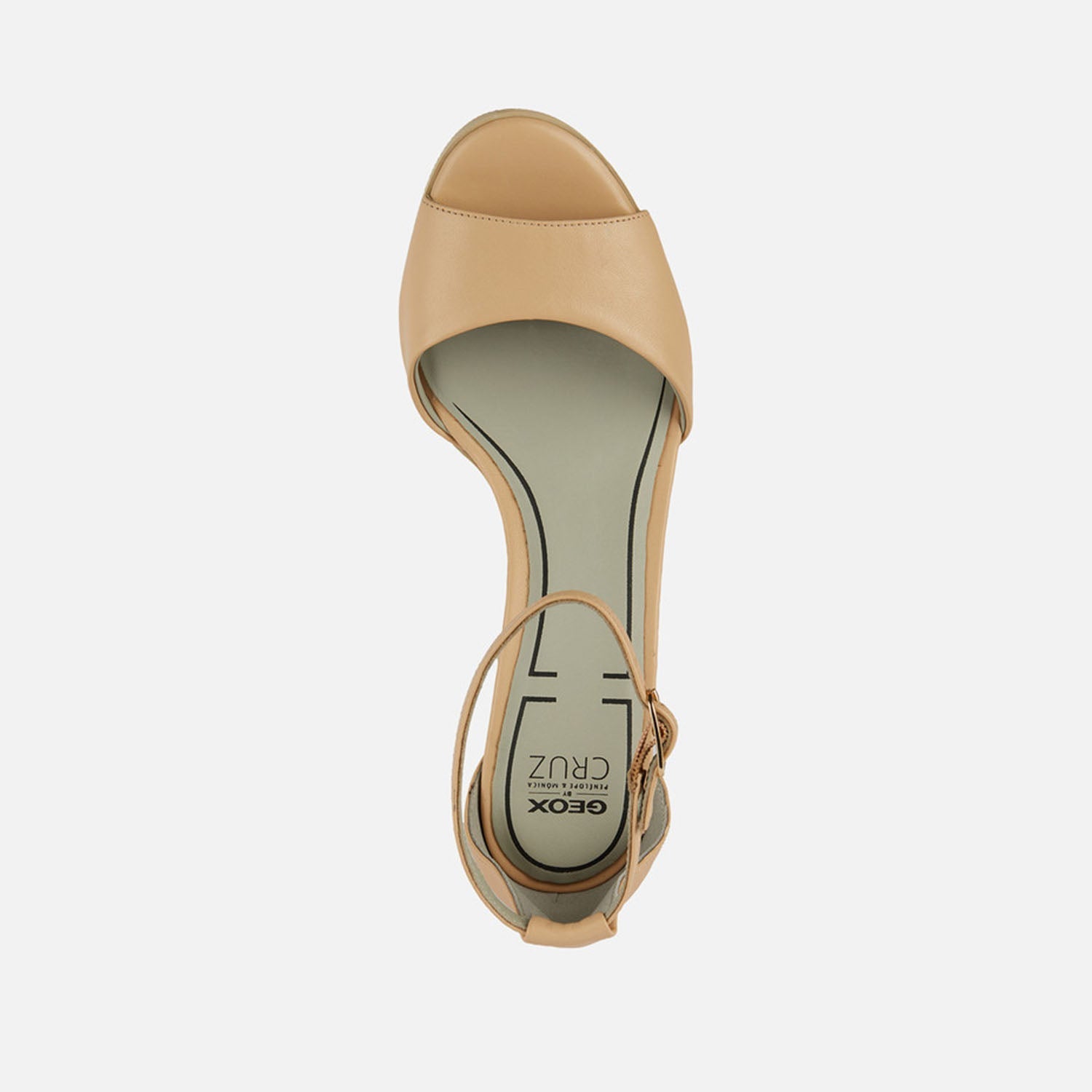 Geox Women's Walk Pleasure Comfortable Casual Shoes in Nude | Breathable Walking Shoes for Women | Perfect for Work, Travel & Everyday Wear