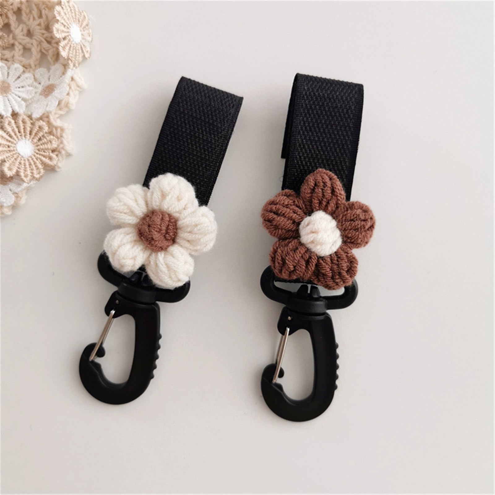 Jojobasec Stroller Hook & Pram Organizer - Baby Cart Hanger for Diaper Bags, Toys & Essentials - Perfect for Shopping, Walks & Travel with Infant Pushchair Accessories