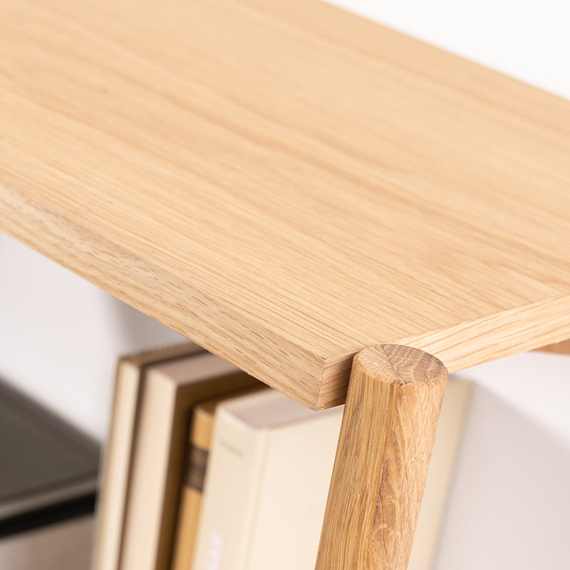 Braidwood 86cm Natural Oak Wooden Shelving Unit - Stylish Storage for Living Room, Bedroom, or Home Office