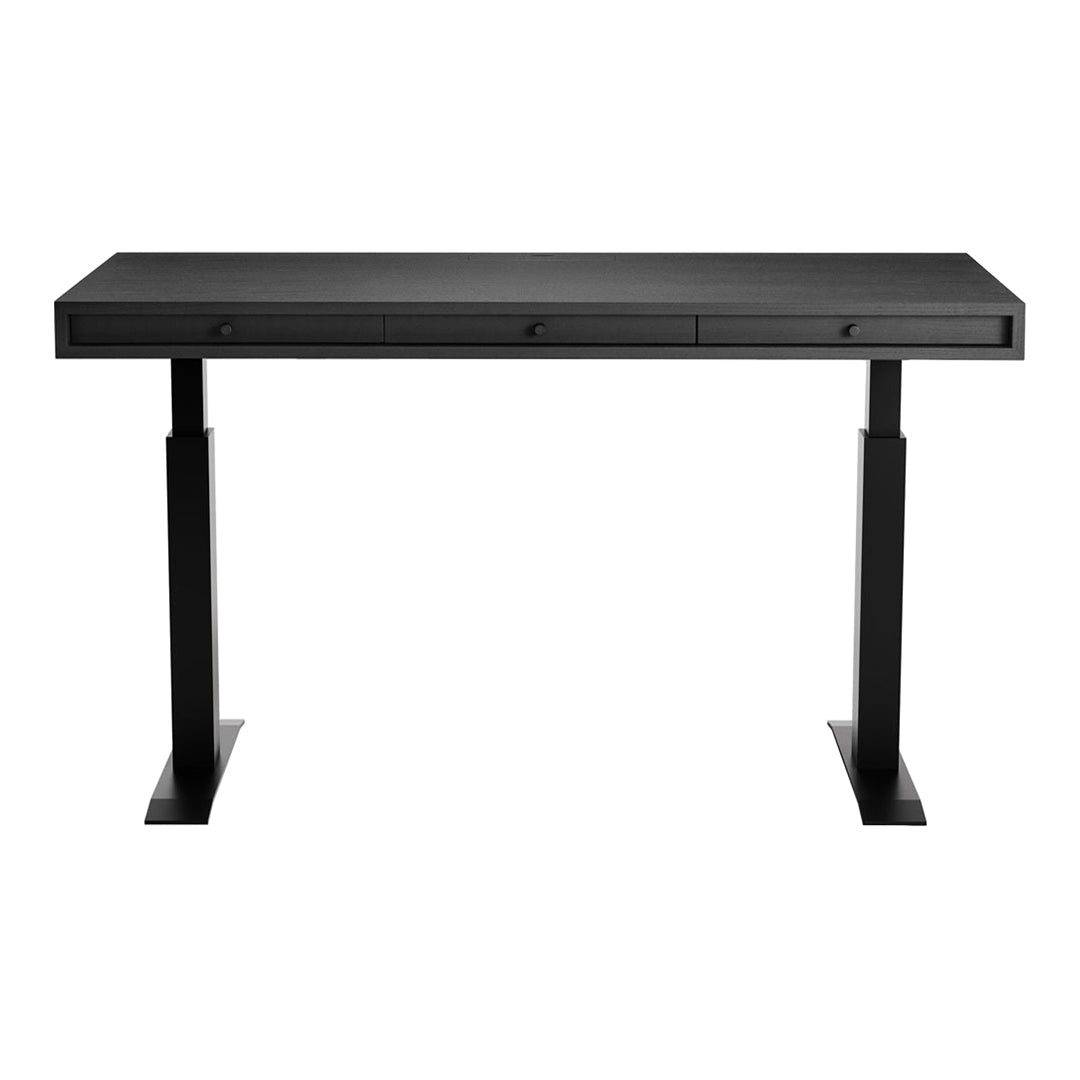 Adjustable Height JFK Home Office Desk with Sturdy Legs - Perfect for Remote Work, Study & Small Spaces