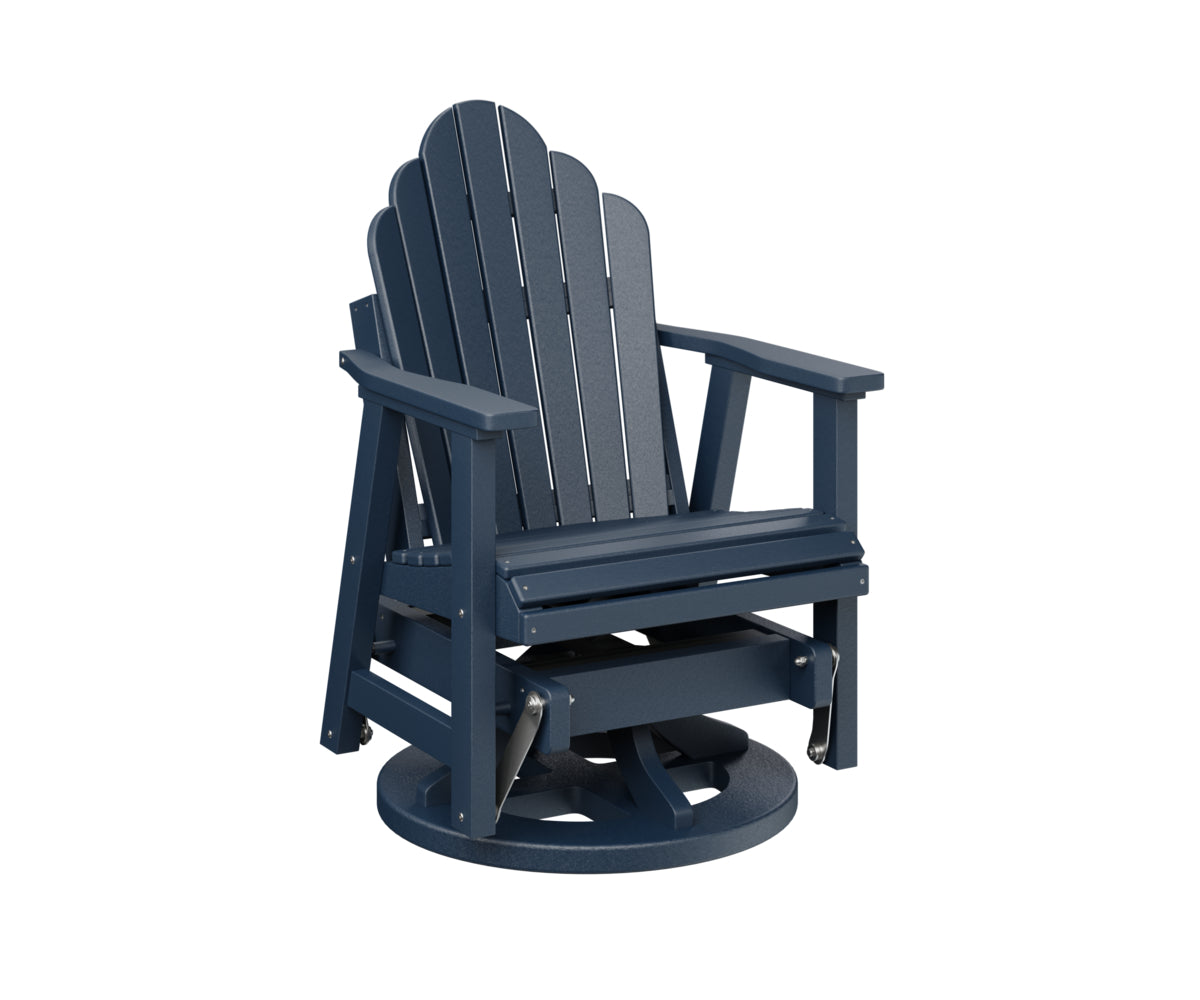 Berlin Gardens Cozi Back Swivel Glider - Outdoor Patio Rocking Chair with Cushion, Weather-Resistant for Garden, Deck, Porch & Poolside Relaxation