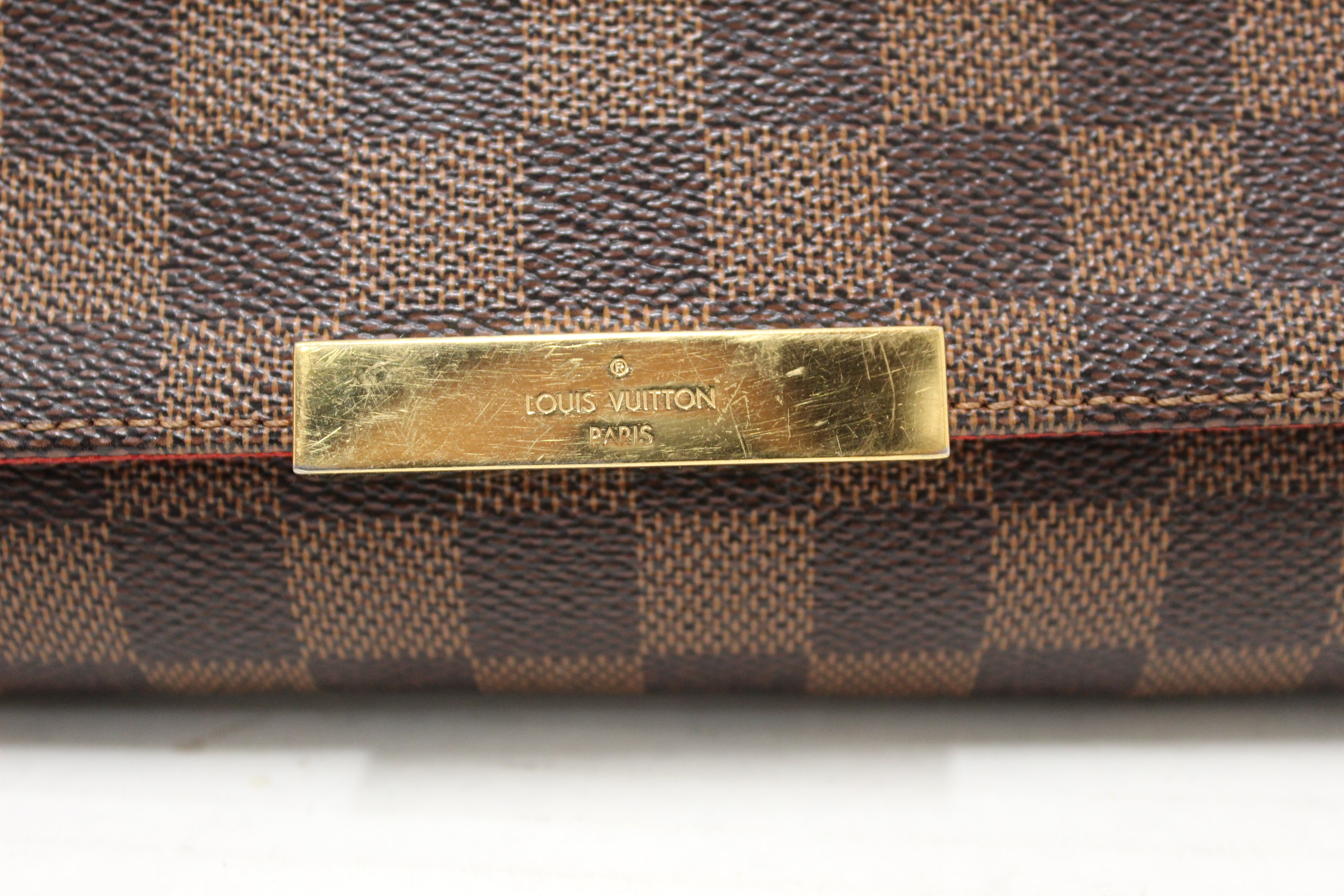 Authentic Louis Vuitton Damier Ebene Favorite PM Crossbody Bag - Luxury Designer Handbag for Women, Perfect for Work, Travel & Everyday Use