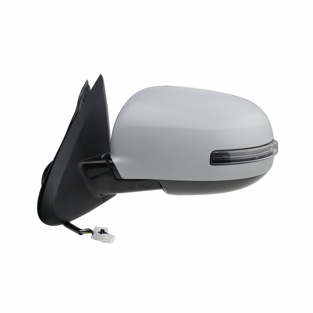 2014-2015 Mitsubishi Outlander Driver Side Power Heated Mirror with Turn Signal & Cover - OEM 7632B353-PFM Replacement - Perfect for Parking Assistance & Blind Spot Visibility