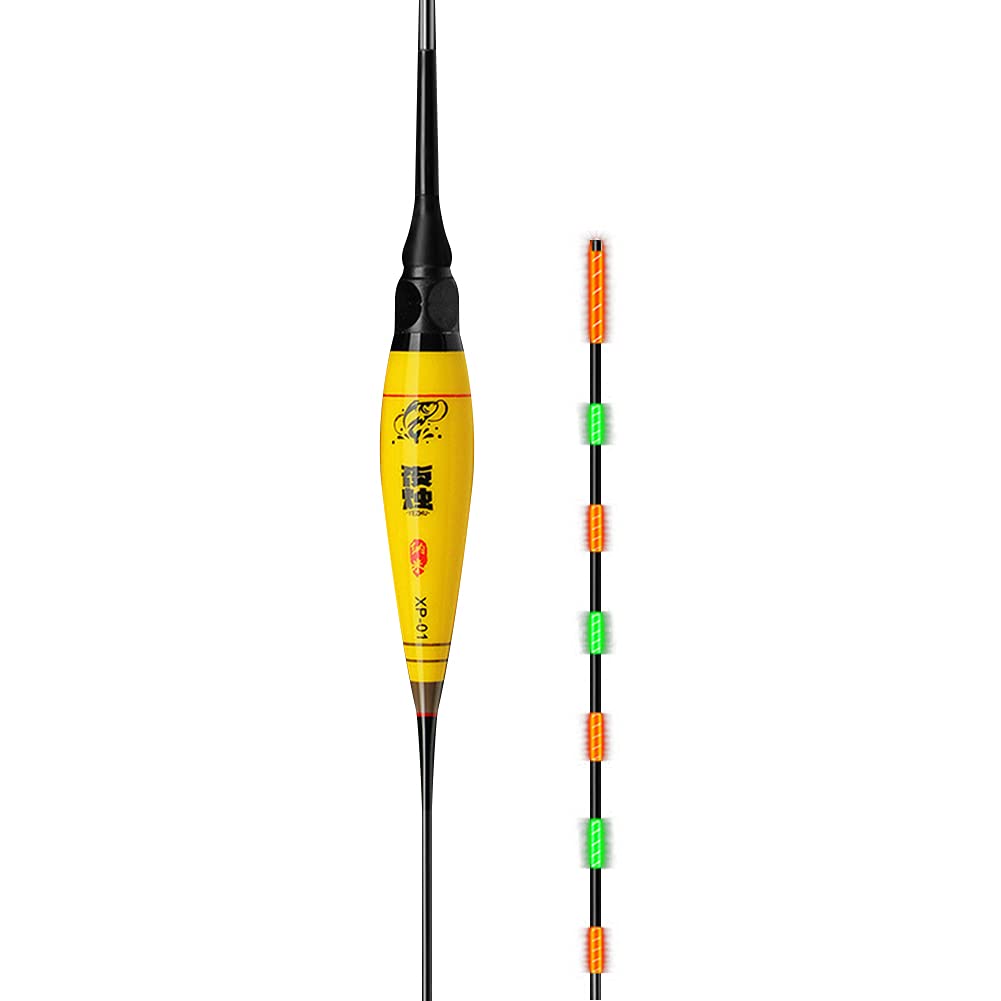 AIZHIYI Nano Luminous Electric Fishing Float - High Sensitivity LED Fishing Buoy for Night Fishing, Freshwater & Saltwater Angling - Perfect for Trout, Bass, and Catfish Fishing in Lakes, Rivers, and Ponds