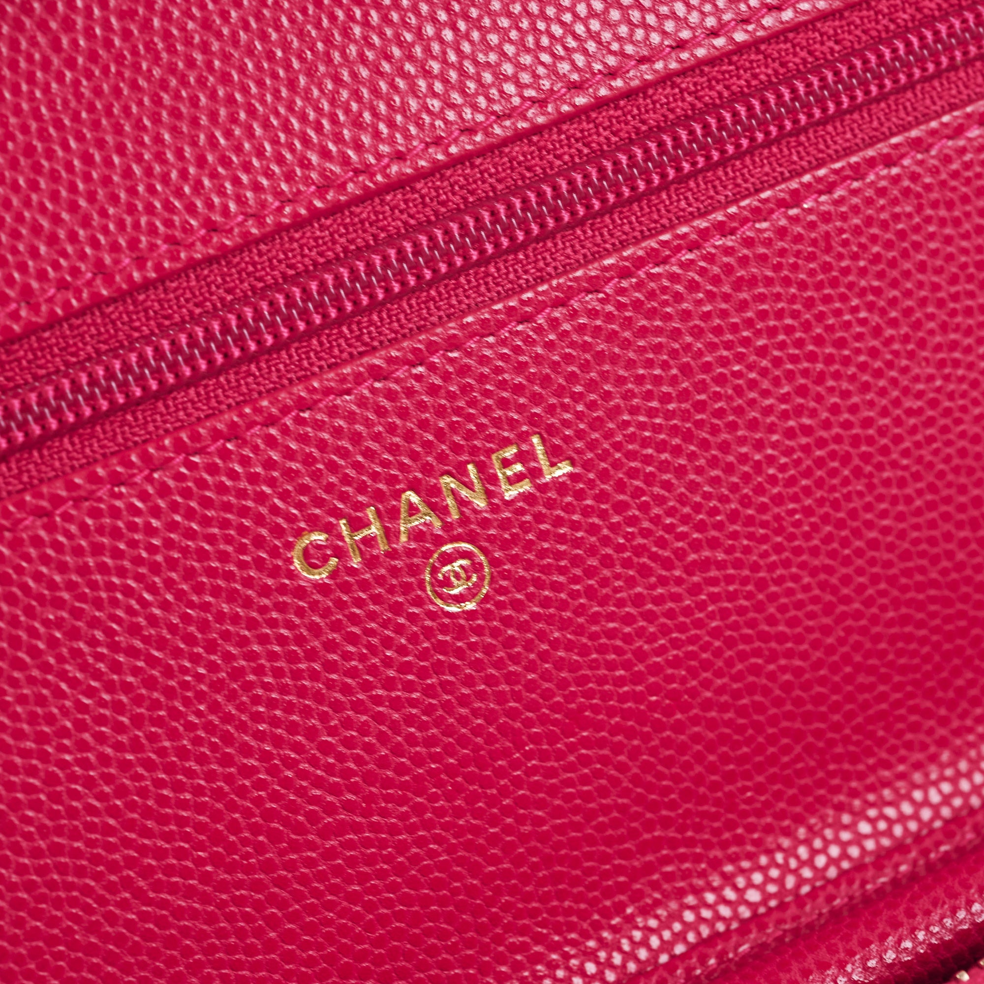 Chanel Caviar Leather Wallet on Chain WOC - Pink Crossbody Bag for Women | Perfect for Parties, Dates & Everyday Use