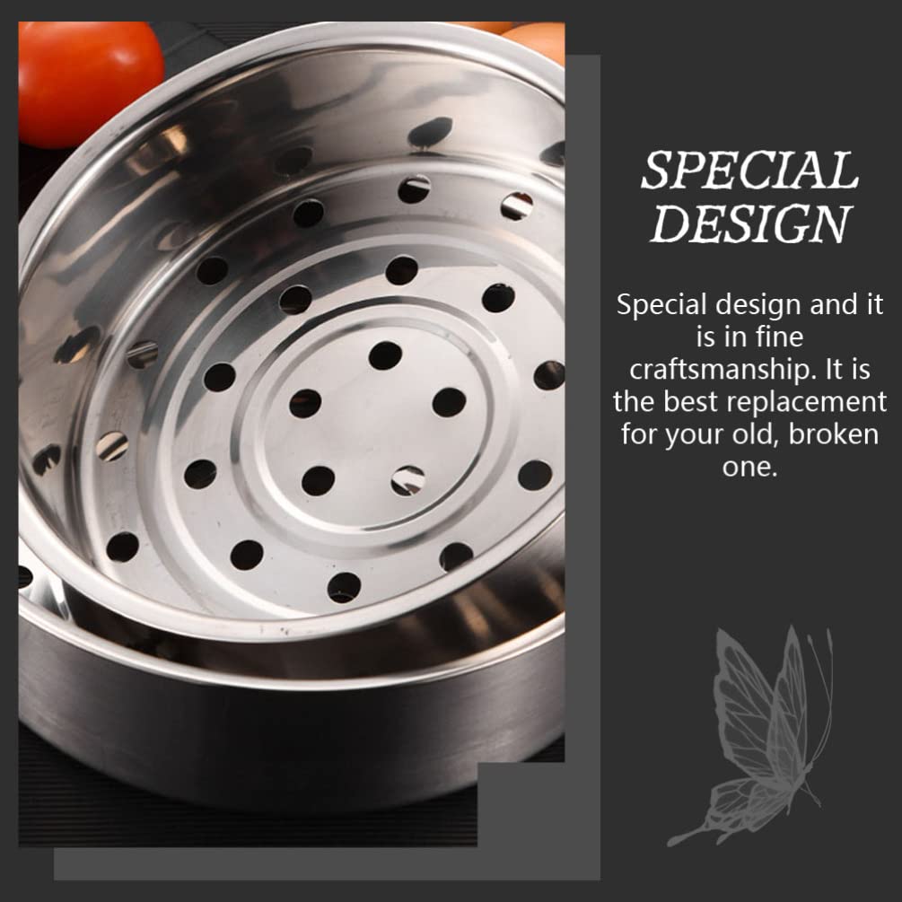 Premium Stainless Steel Steamer Basket for Cooking - Vegetable, Dumpling & Bun Steamer Insert for Pots - Perfect for Dim Sum, Healthy Meals & Kitchen Food Prep