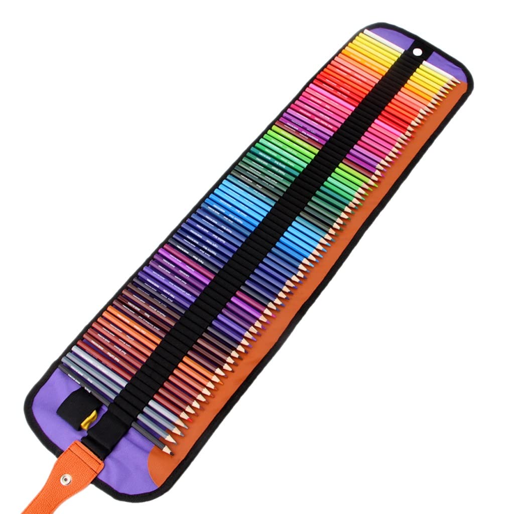 72-Piece Colored Pencils Set with Travel Case & Sharpener - Premium Sketching & Drawing Pencils for Kids, Students & Artists - Perfect for School Projects, Art Classes & Creative Gift Giving (Color: A)