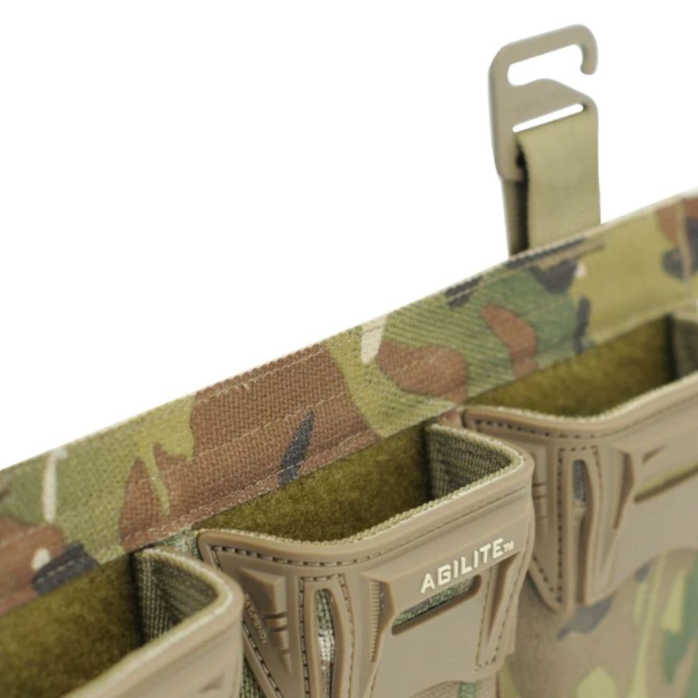 Agilite Pincer Placard - Tactical Triple Magazine Pouch for AR15, M4 & AK47 | Military-Grade MOLLE Compatible Chest Rig | Perfect for Airsoft, Hunting & Outdoor Adventures
