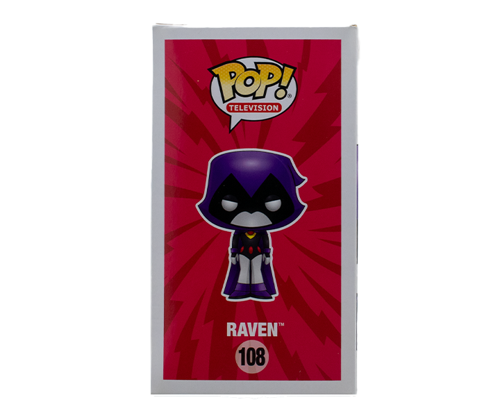 Tara Strong Signed Pop Vinyl Figure - Raven (Glow in the Dark) Teen Titans Limited Edition Collectible - Perfect for DC Comics Fans & Pop Culture Enthusiasts