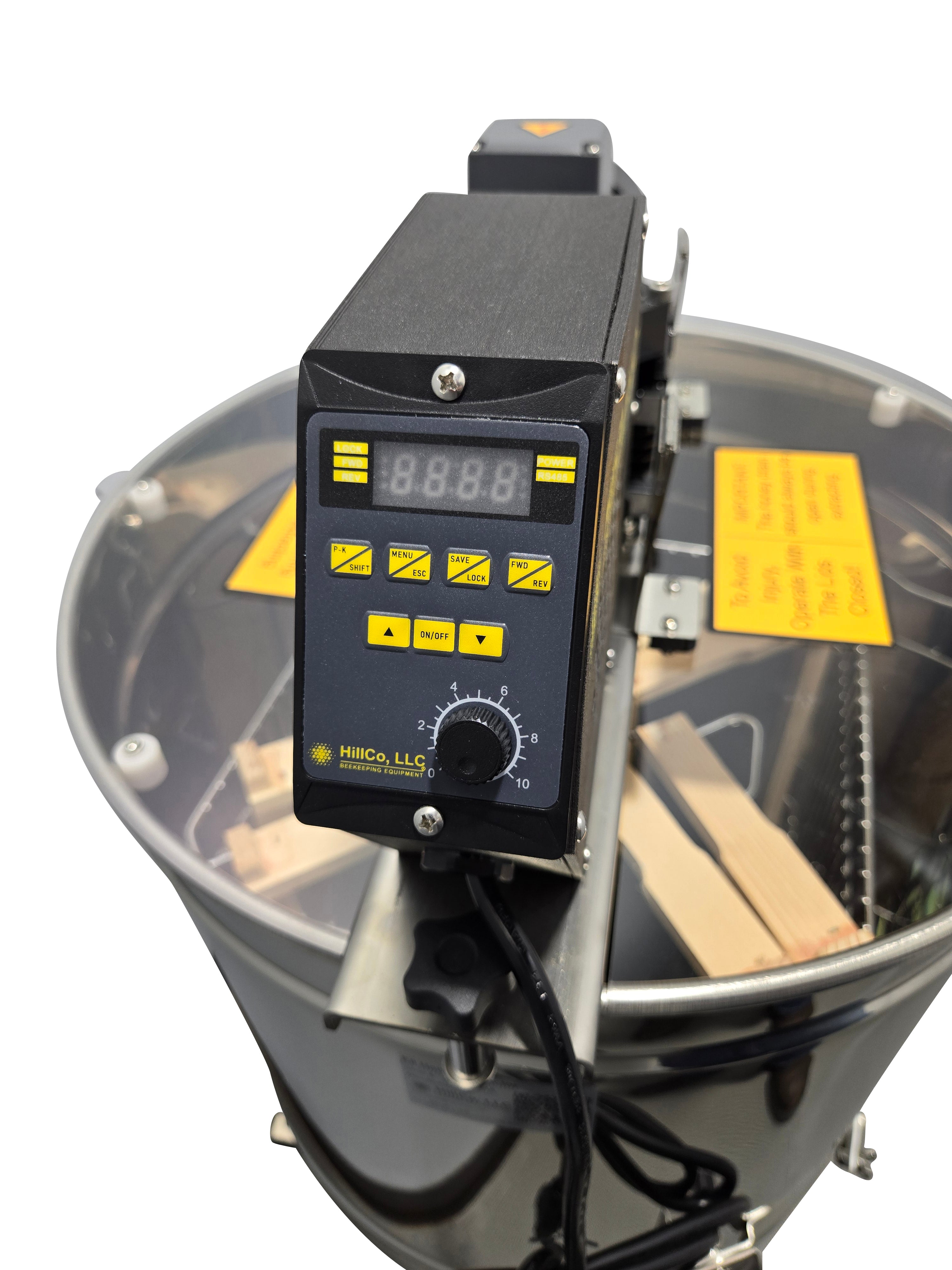 8 Frame Motorized Honey Extractor E8 - Stainless Steel Beekeeping Equipment for Efficient Honey Harvesting - Free Shipping - Perfect for Home Beekeepers & Commercial Apiaries