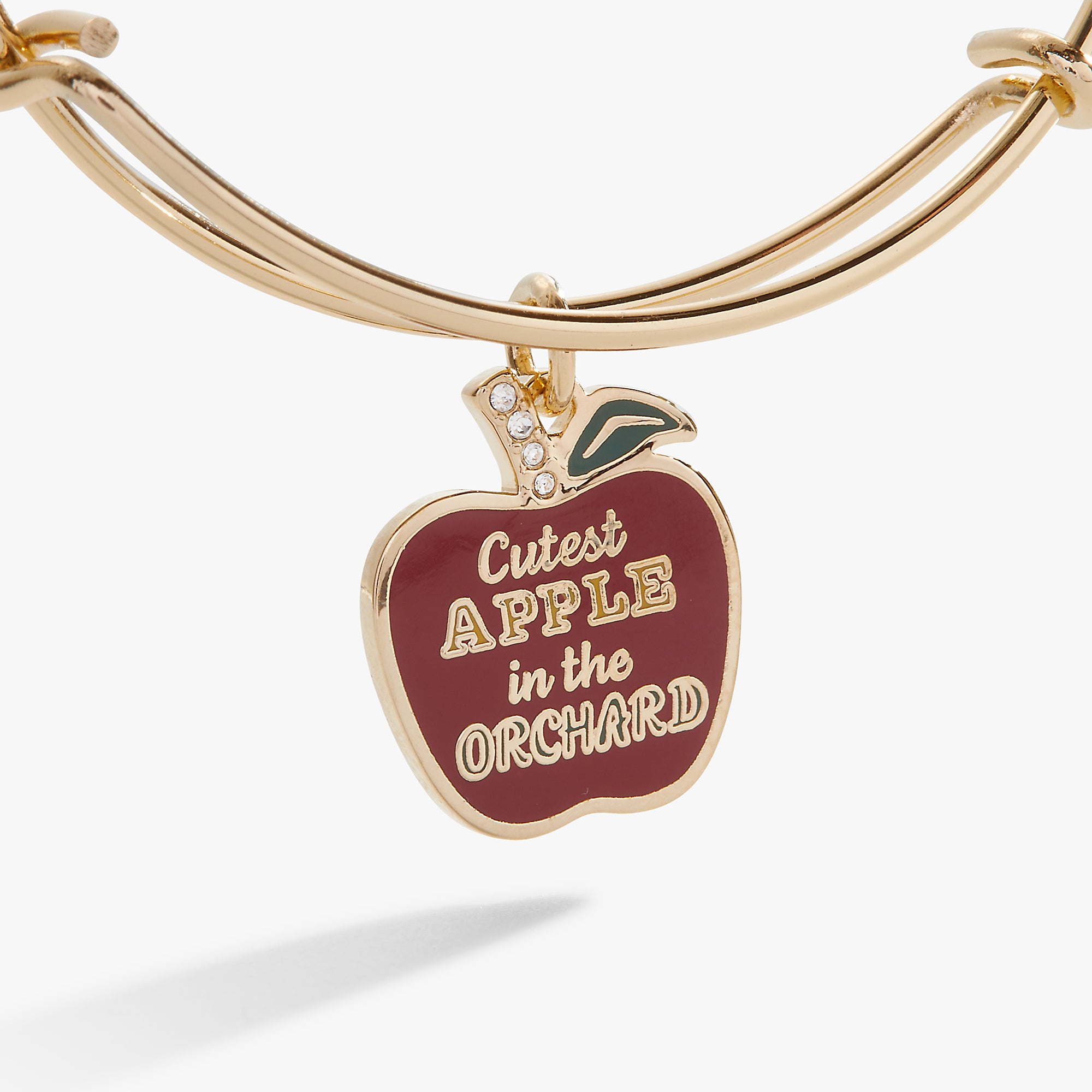 Charming Apple Orchard Bracelet - Elegant Adjustable Bangle for Women - Perfect for Everyday Wear, Gift Giving & Special Occasions