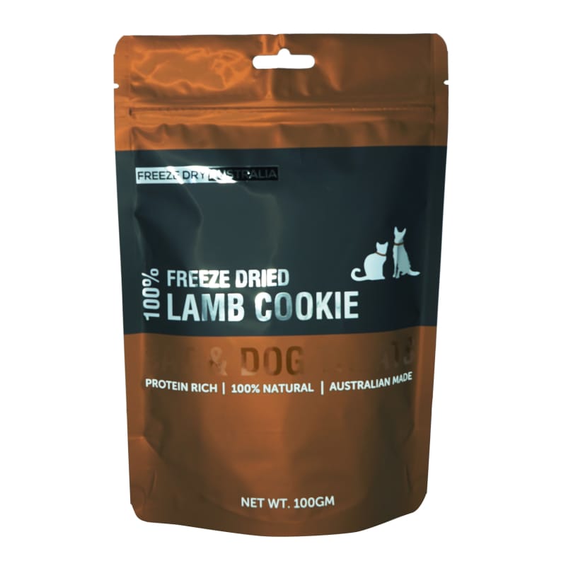 Freeze Dried Australian Lamb Dog Treats - 100g All-Natural Training Snacks for Small & Large Dogs - Perfect for Outdoor Adventures & Reward-Based Training