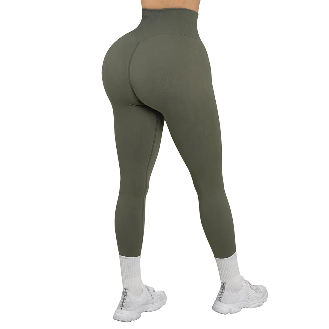 SUUKSESS Women's High Waisted Seamless Butt Lifting Leggings - Tummy Control Yoga Pants for Workout, Running & Gym - Comfortable Squat Proof Activewear