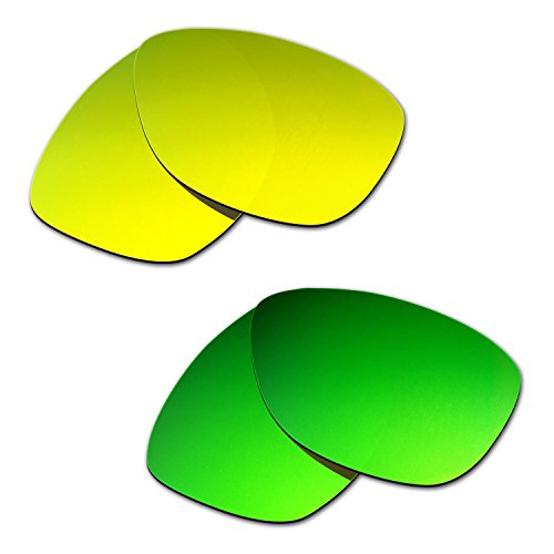 24k Gold/Emerald Green
