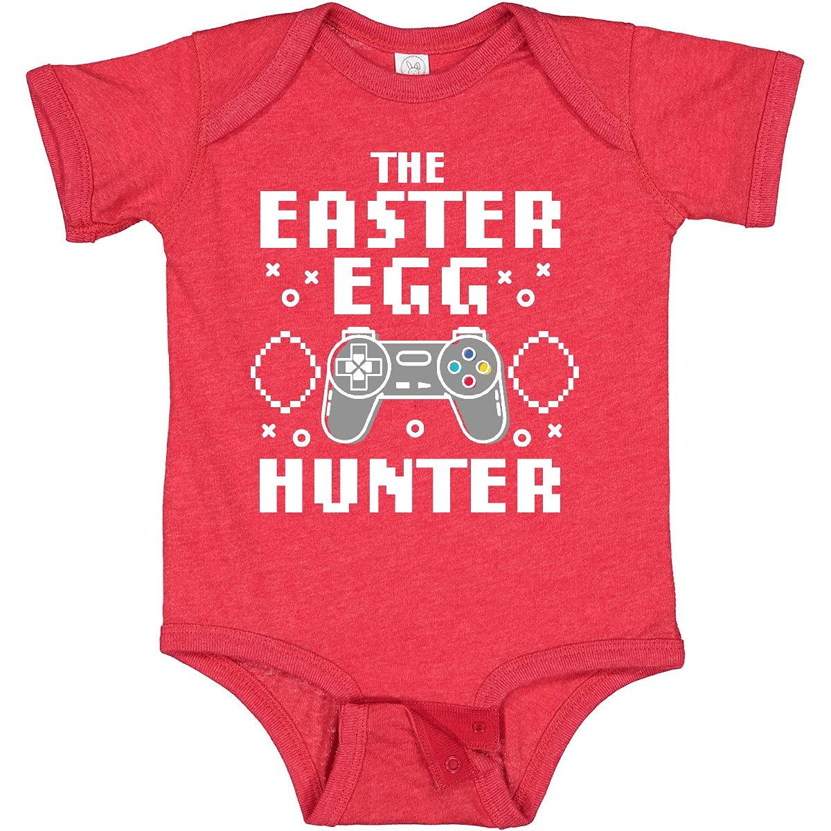 Inktastic Happy Easter The Easter Egg Hunter Gamer Baby Bodysuit - Cute Easter Outfit for Boys & Girls - Perfect for Easter Egg Hunts, Family Photos & Holiday Celebrations