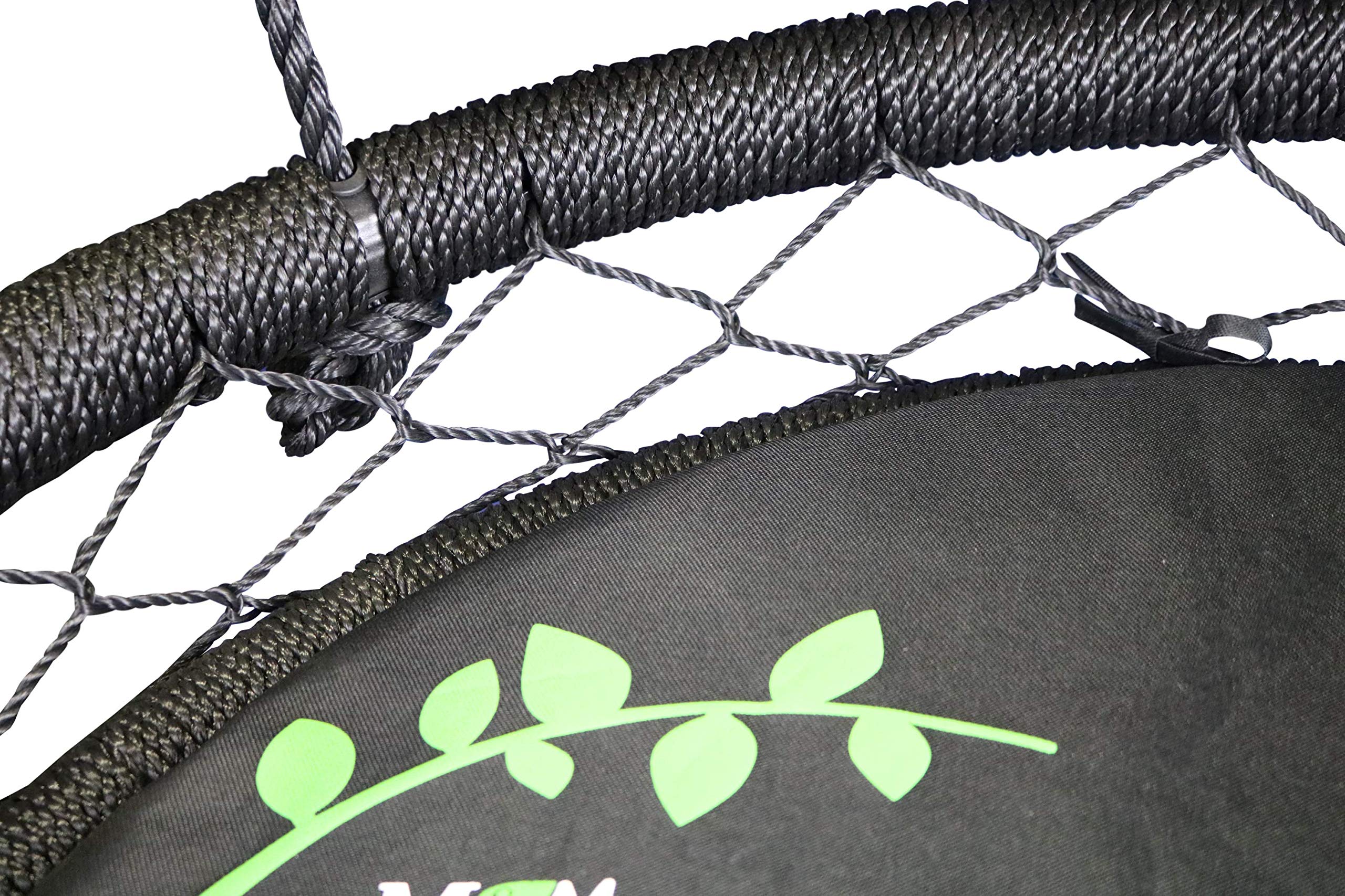Web Riderz Basket Swing for Kids - Durable Black Outdoor Play Swing Set - Perfect for Backyards, Parks, and Playgrounds
