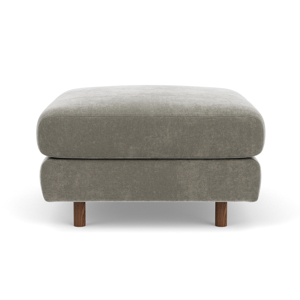 Dylan Fabric Ottoman - Soft and Stylish Footrest, Storage Bench, Living Room Accent Piece - Perfect for Small Spaces, Bedroom, or Lounge Area