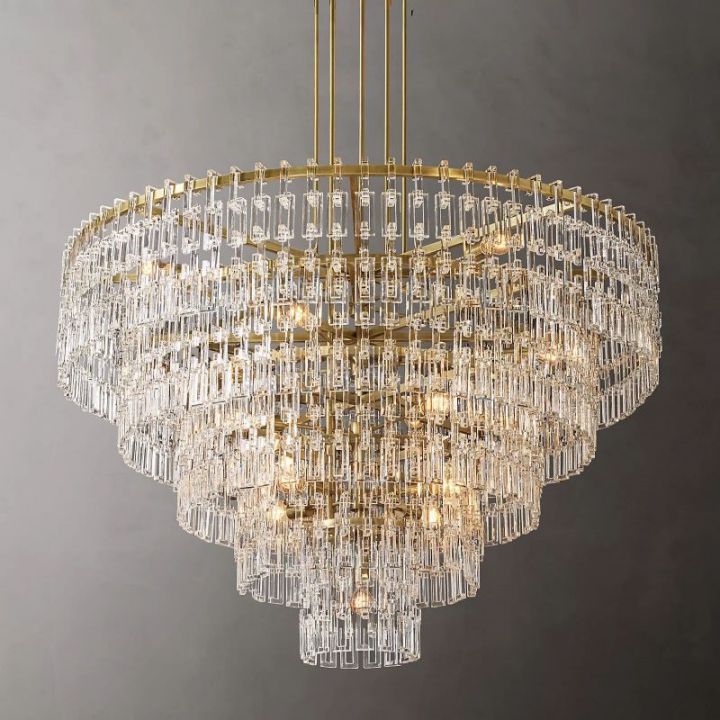 Arrebol 5-Tier Round Crystal Chandelier 60
