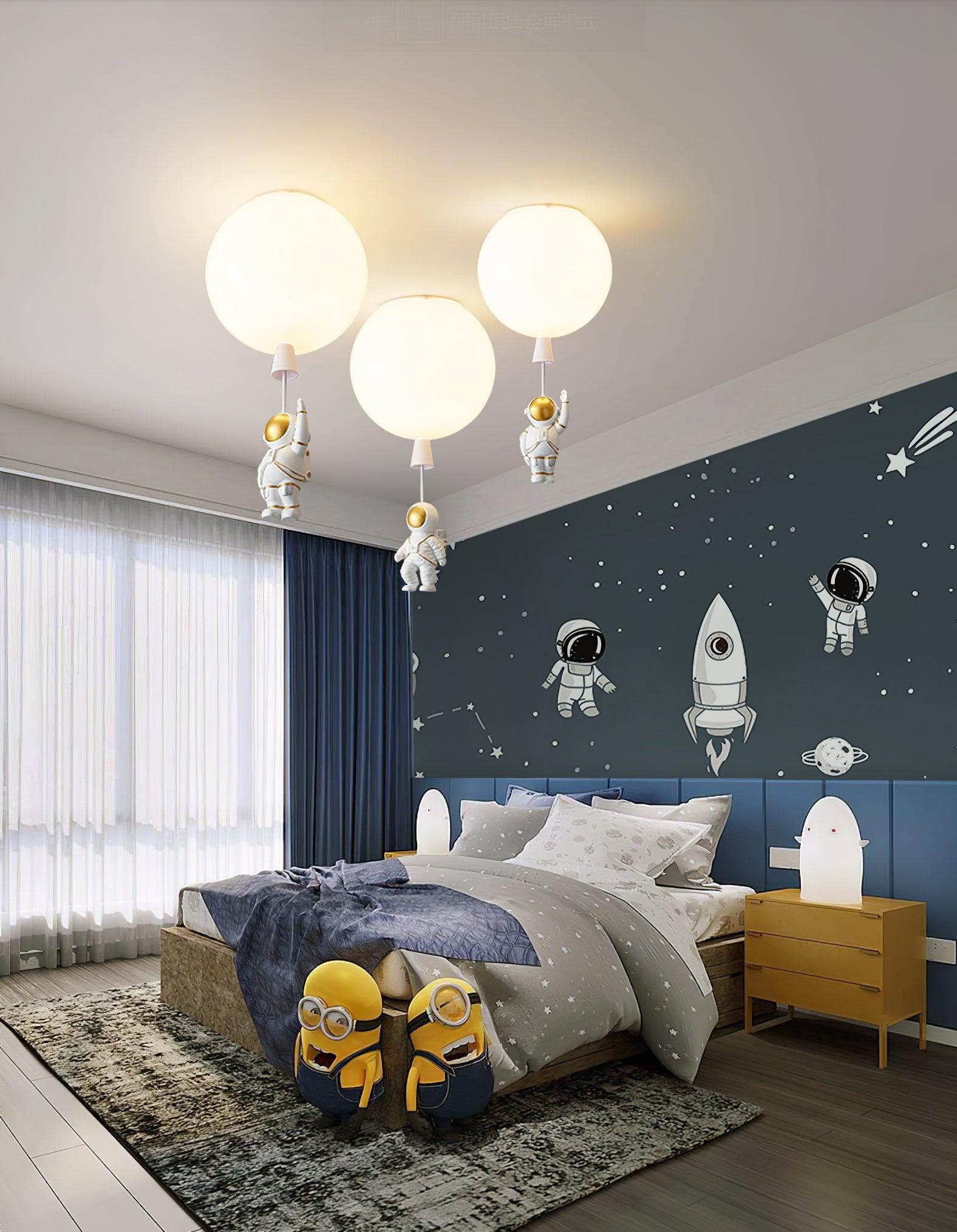 Modern Balloon Glossy Ceiling Light Fixture - Elegant Round LED Chandelier for Living Room, Bedroom & Dining Room - Perfect for Home Decor, Wedding & Party Lighting
