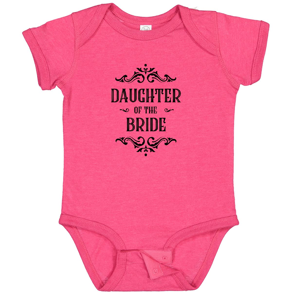 Inktastic Daughter of The Bride Baby Bodysuit - Cute Wedding Outfit for Baby Girls - Perfect for Bridal Showers, Weddings & Family Photos
