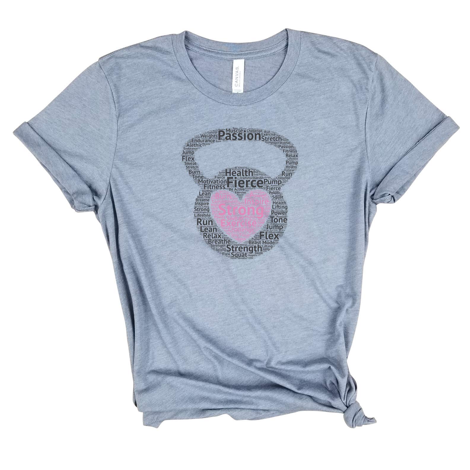 Kettlebell - 'Cardio is Hardio' Funny Workout Shirt for Women | Gym Tank Top | Yoga & Fitness Apparel | Weight Lifting Tee | Perfect for Gym, Yoga, and Cardio Workouts