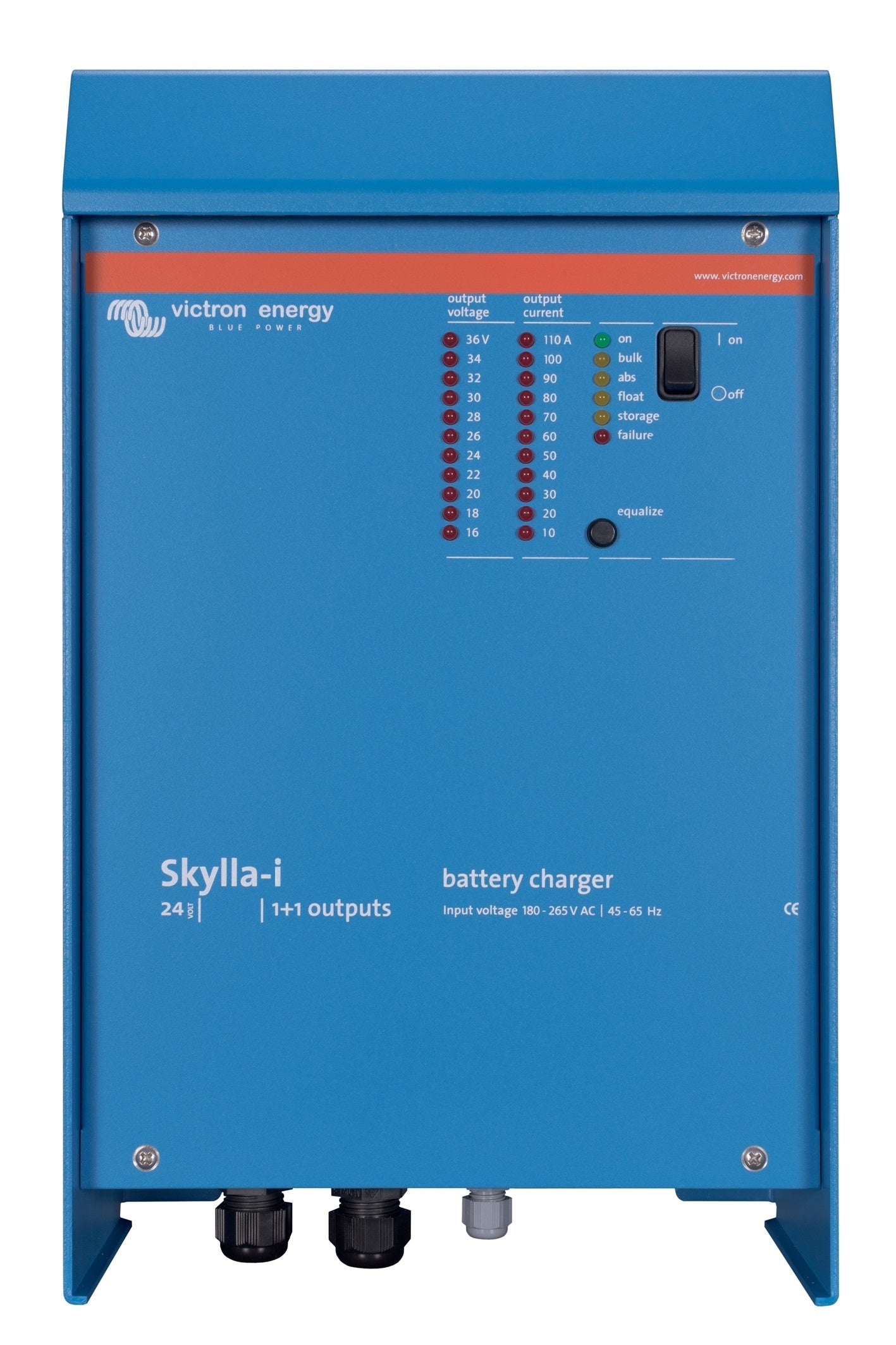 Victron Energy Skylla-i 24/80(1+1) 230V Battery Charger - High Efficiency Marine & RV Power Solution for Boats, Campers & Off-Grid Systems